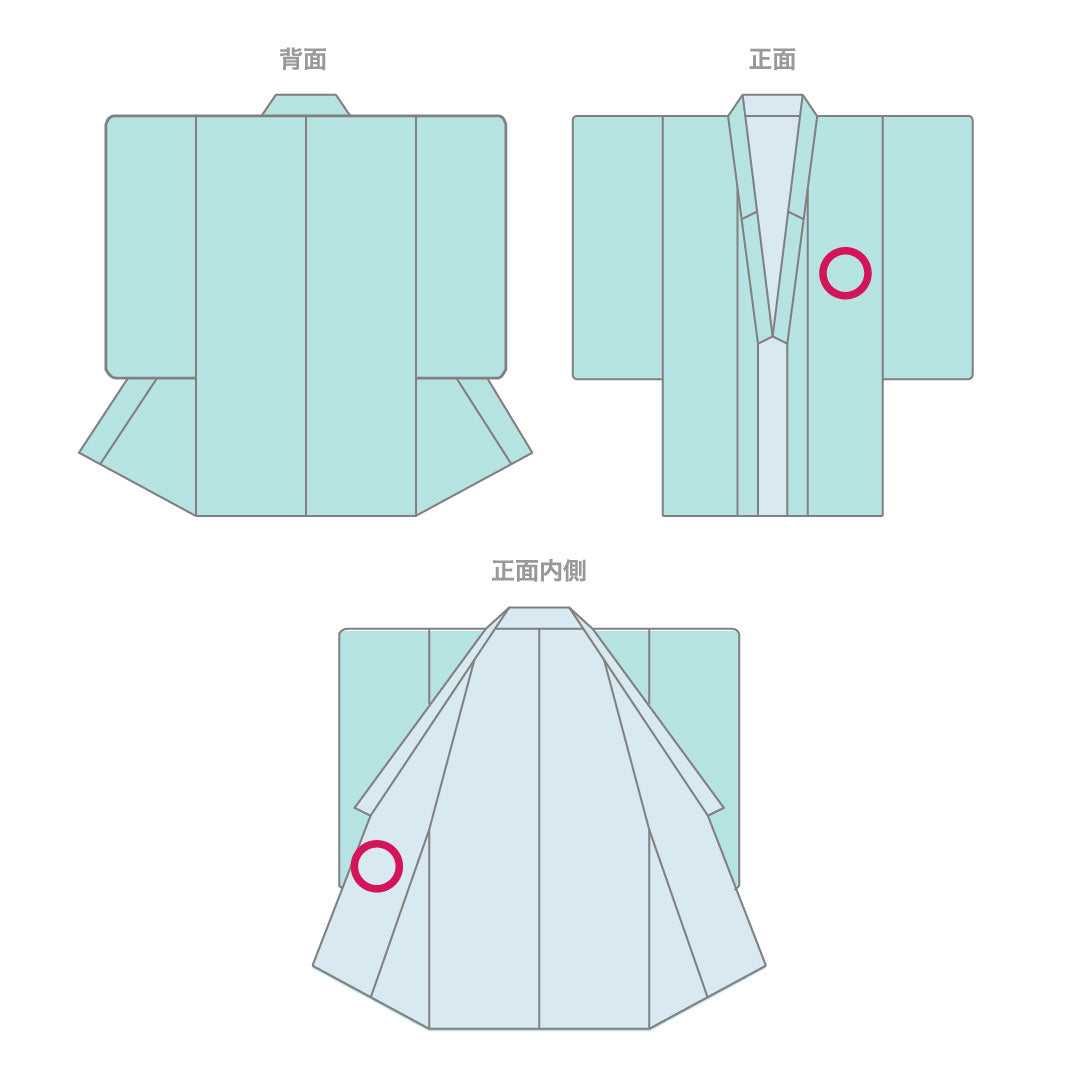 夏物 正絹 小紋 身丈149cm 裄丈63.5cm 勿忘草色(わすれなぐさいろ) 江戸小紋 鮫小紋 中陰花菱 絽 Aランク 青系 1132001593117