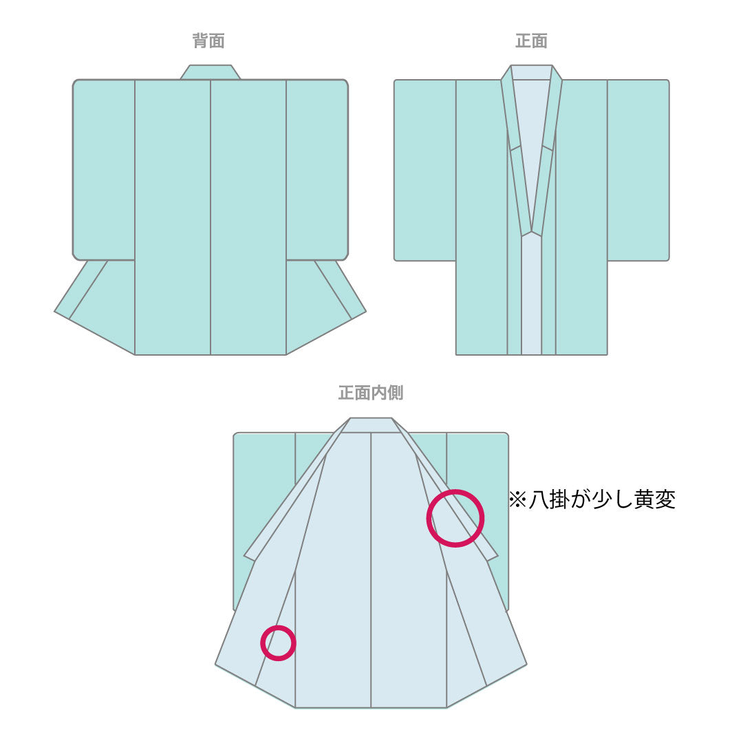 訪問着 袷 身丈163.5cm 裄丈66cm 人間国宝 福田喜重 露芝模様 刺繍 正絹 Sランク グラデ 1112002152499