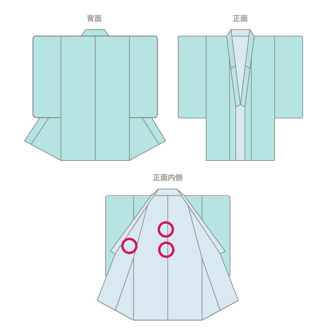 小紋 ポリエステル 身丈162cm 裄丈65.5cm 袷 紫土色(しどいろ) 洗える着物 梅 しつけ糸付き Aランク 紫系 1115004853420