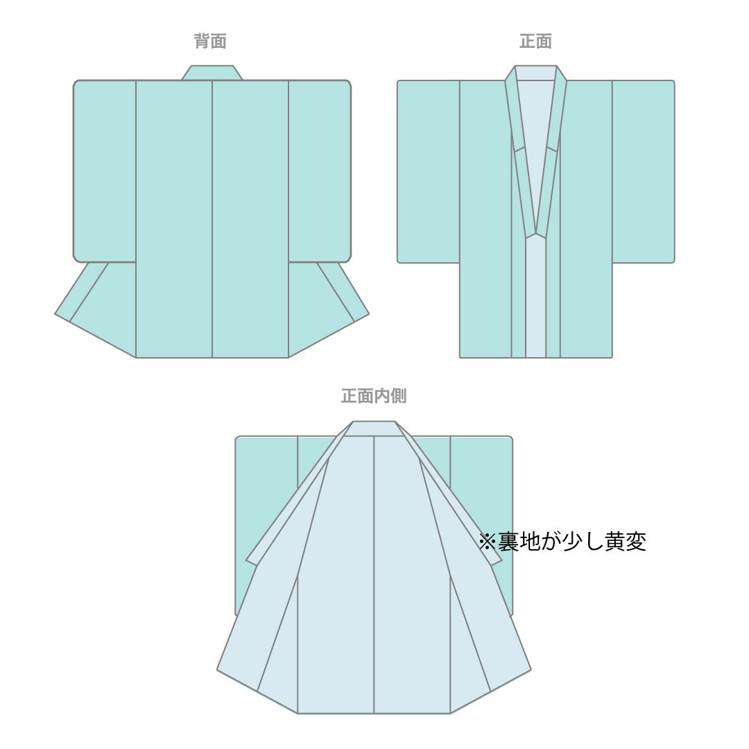 訪問着 袷 身丈165cm 裄丈65cm 鴇浅葱色 絞り 流水 正絹 Aランク ピンク系 1112002353513