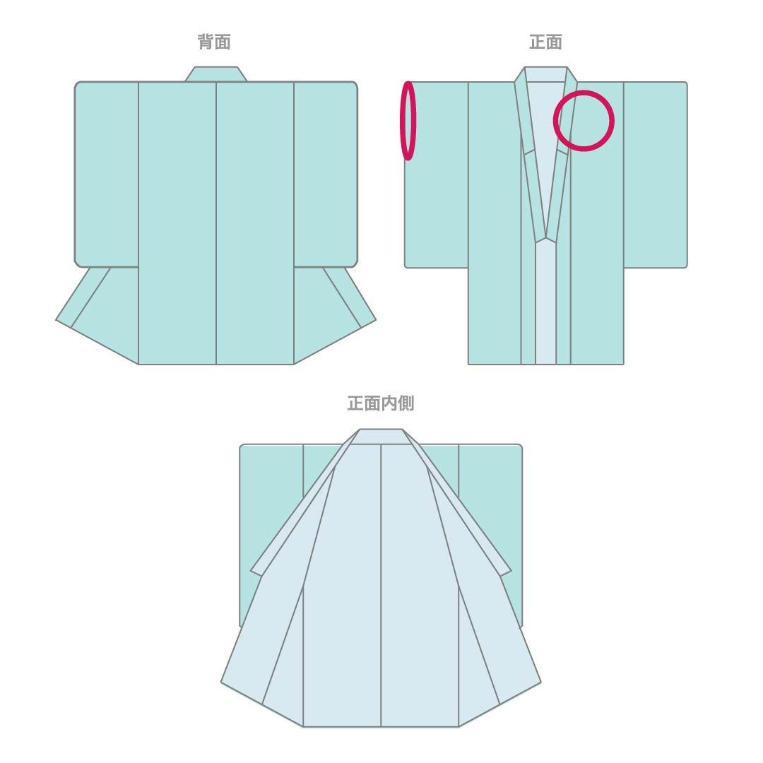夏物 ポリエステル 色無地 Aランク 身丈155cm 裄丈65cm 紫烏色(しうしょく) 一つ紋 丸に抱き茗荷 洗える着物 絽 紫系 1132002933320