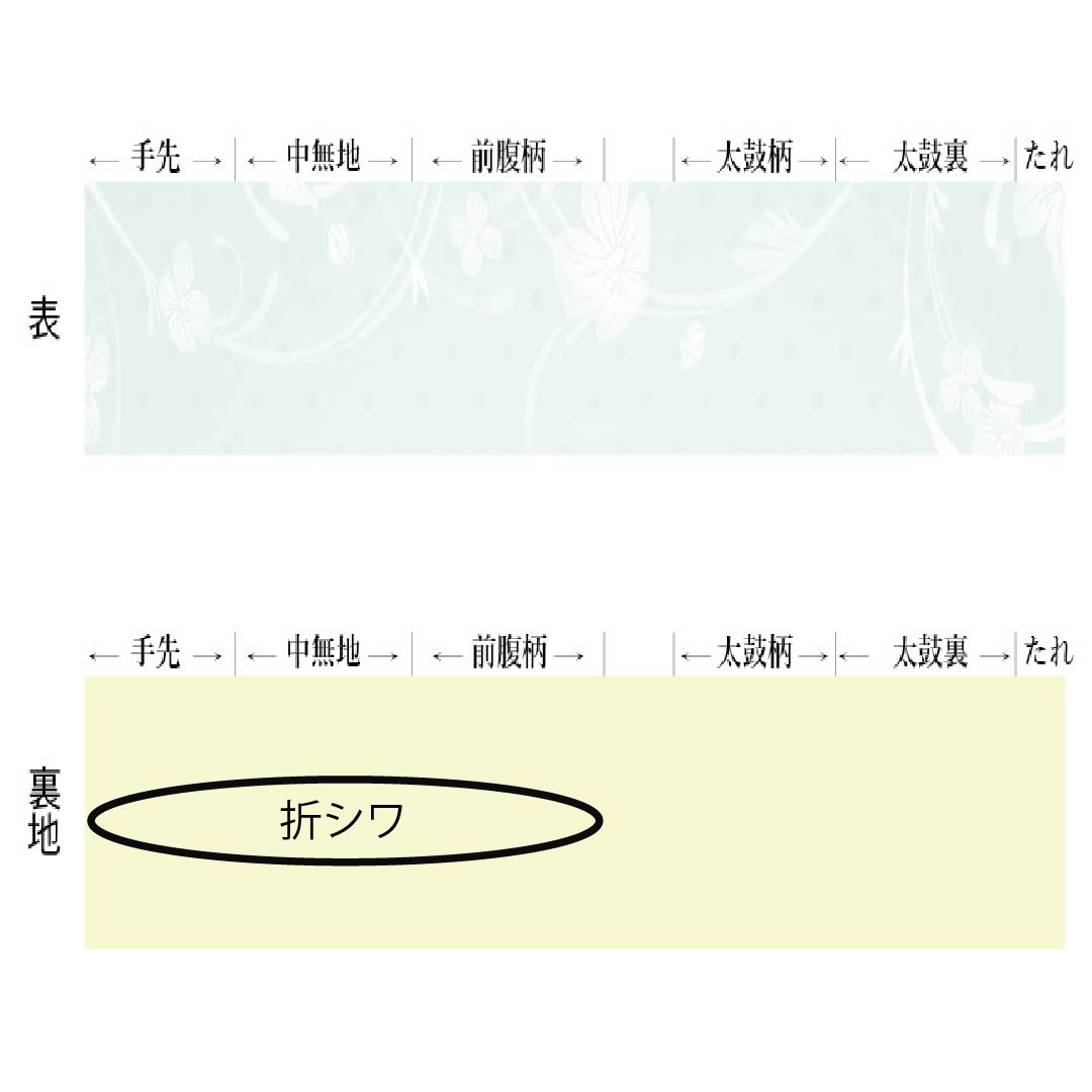 半幅帯 ポリエステル リバーシブル 幾何学模様 猫 毬 帯丈386cm グラデーション系 Sランク 1125001752399