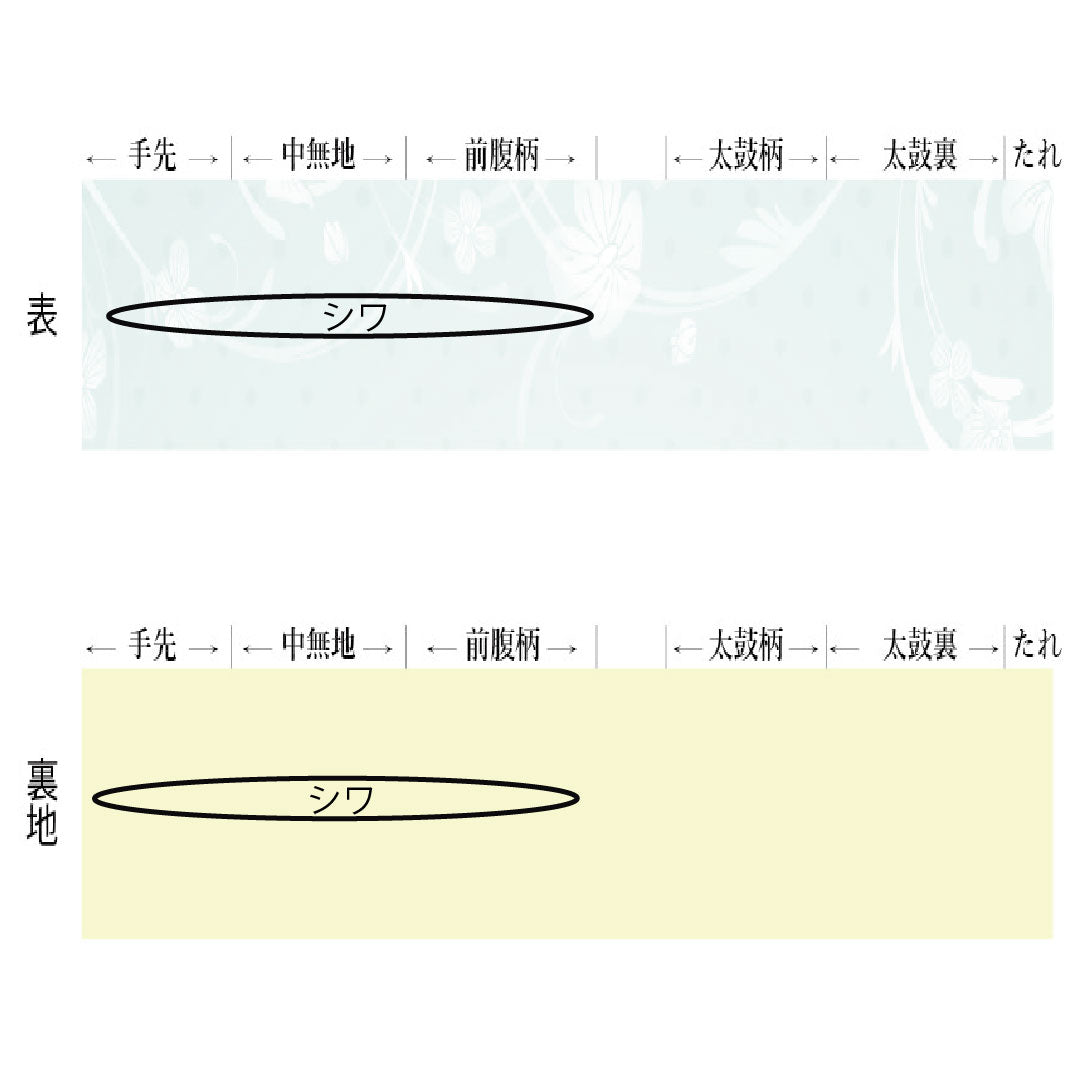 袋帯 正絹 Sランク 海老茶色(えびちゃいろ) 刺し子刺繍 切り嵌め 流水 麻の葉 帯丈430cm ポイント柄 カジュアル 茶系 1123016212314
