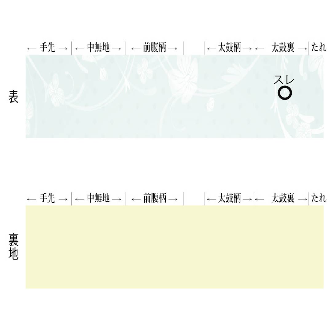 名古屋帯 正絹 Aランク 蒲萄色(えびいろ) 染め帯 塩瀬 蝶 帯丈352cm ポイント柄 カジュアル 紫系 1124009583320 名古屋仕立て