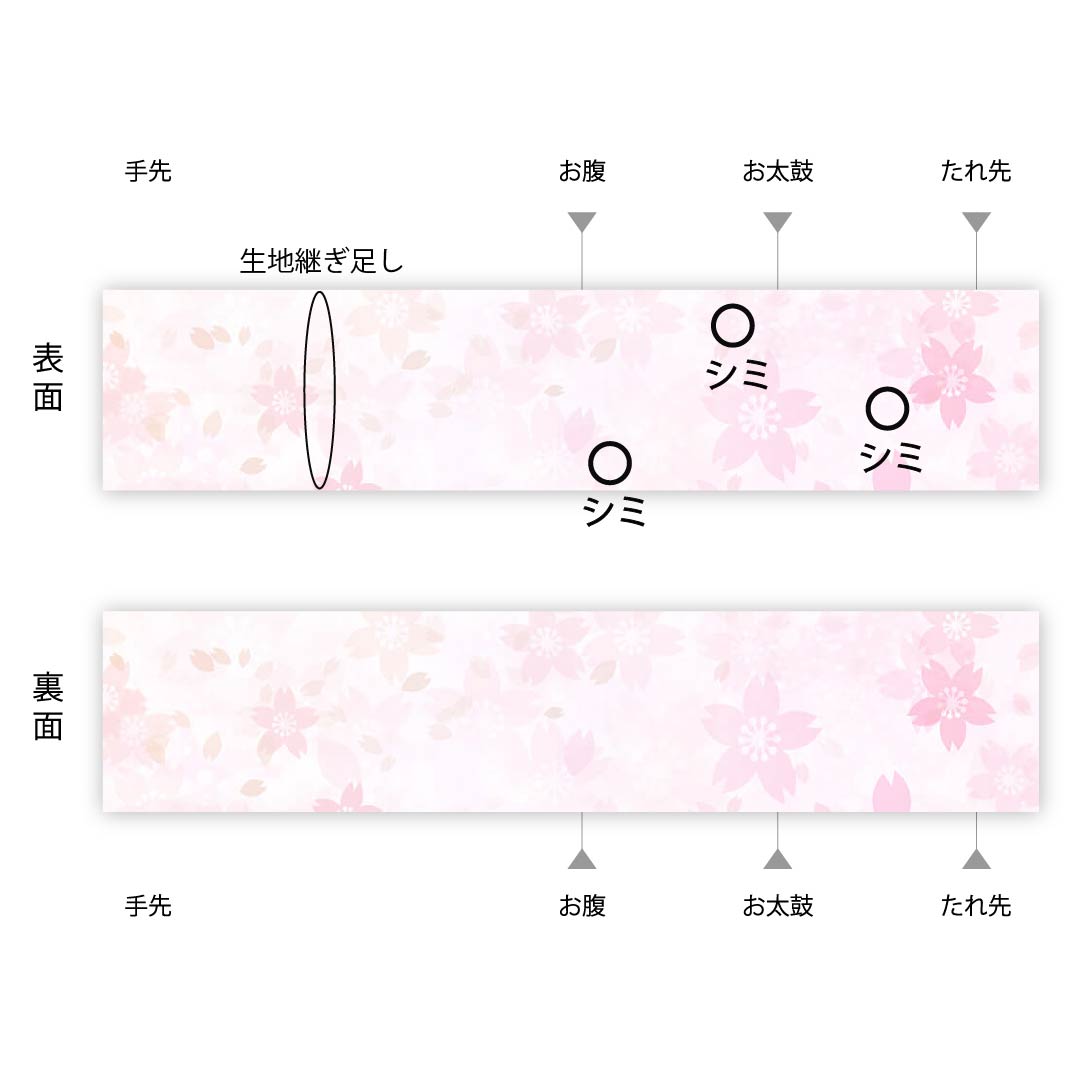 名古屋帯 生成り色(きなりいろ)染帯 菊 松 帯丈336cm 正絹 Aランク 全通 カジュアル クリーム系 1124006233315 名古屋仕立て