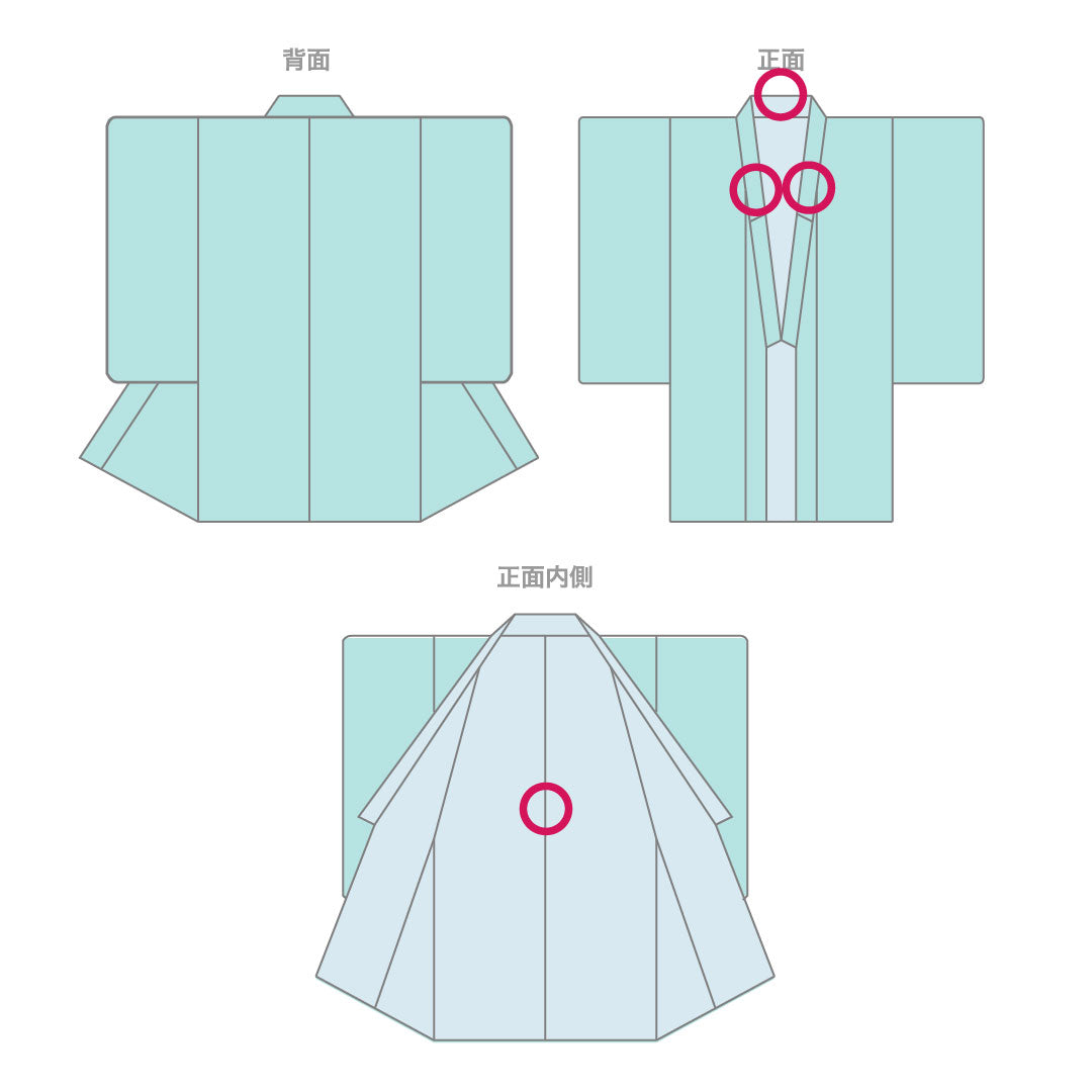 長襦袢 正絹 身丈120cm 裄丈67.5cm 単衣 土耳古赤色 振袖用 梅 Aランク 赤系 1129000293112