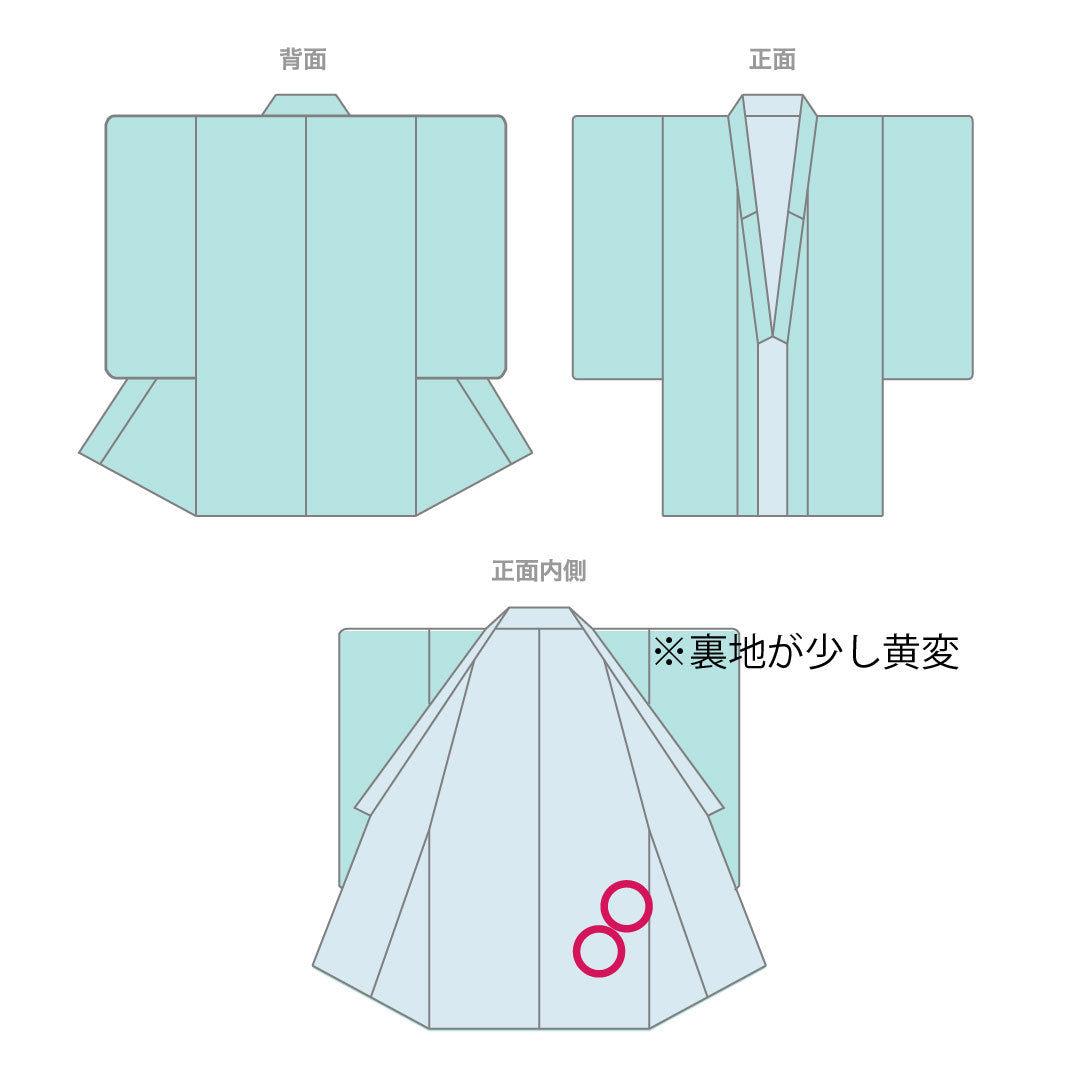 紬 正絹 身丈164cm 裄丈64cm ボカシ模様 Aランク 袷 グラデーション系 1116003583499