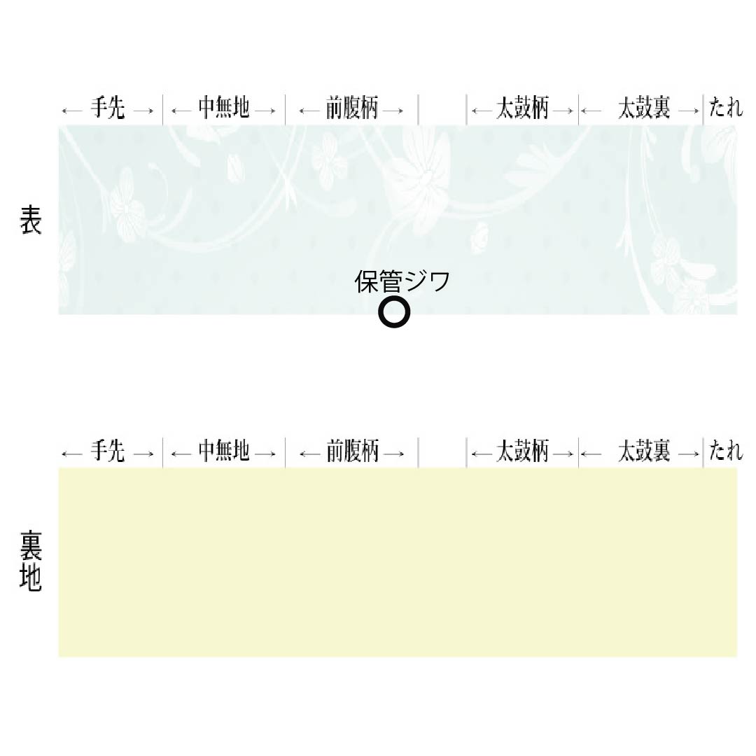 名古屋帯 濃紺色(のうこんいろ) 縞模様 帯丈382cm 木綿 Sランク 全通 カジュアル 紺系 1124006902418 開き仕立て