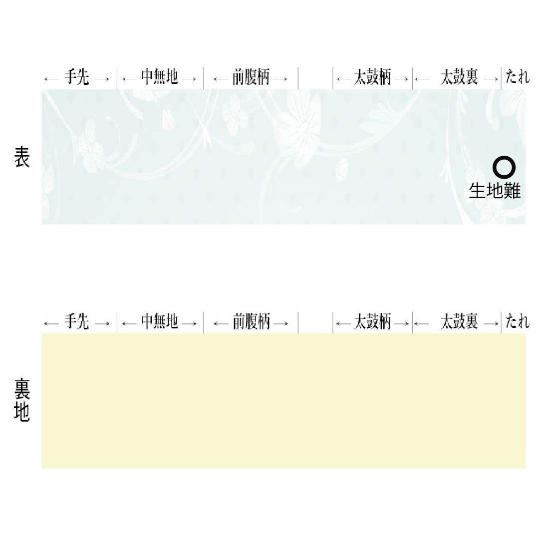 名古屋帯 正絹 Aランク 生成り色(きなりいろ) 絞り 抽象模様 帯丈338cm ポイント柄 カジュアル クリーム系 1124009133315 名古屋仕立て