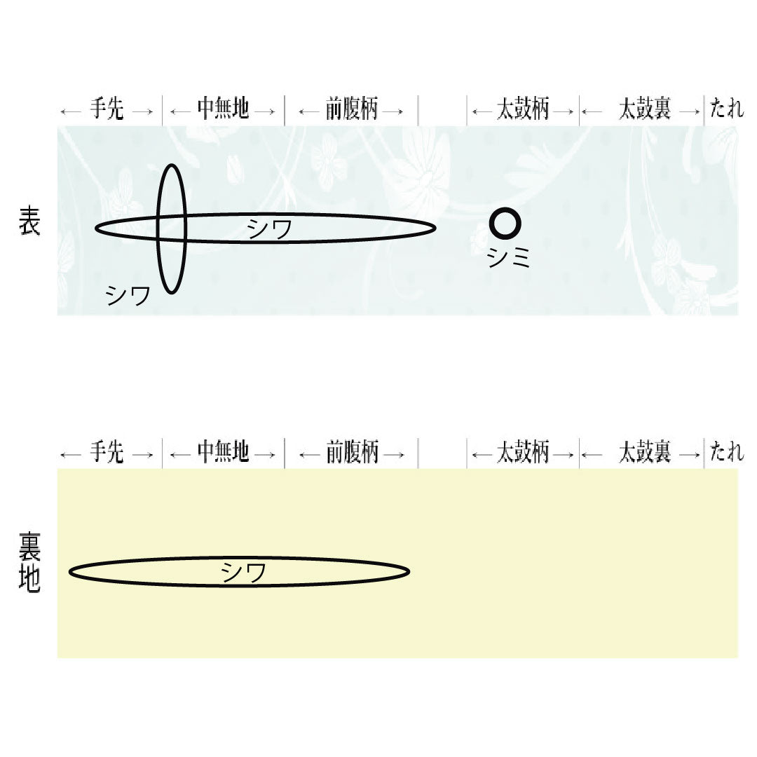袋帯 正絹 Bランク 乳白色(にゅうはくしょく) 西陣織 吉祥文様 帯丈448cm 六通 フォーマル クリーム系 1123016094315