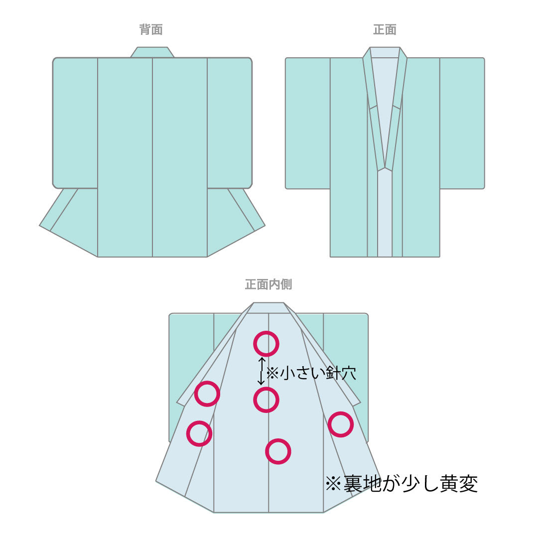 小紋 正絹 身丈154cm 裄丈63cm 袷 乳白色(にゅうはくしょく) 京紅型 吉祥文様 Bランク クリーム系 1115004844215