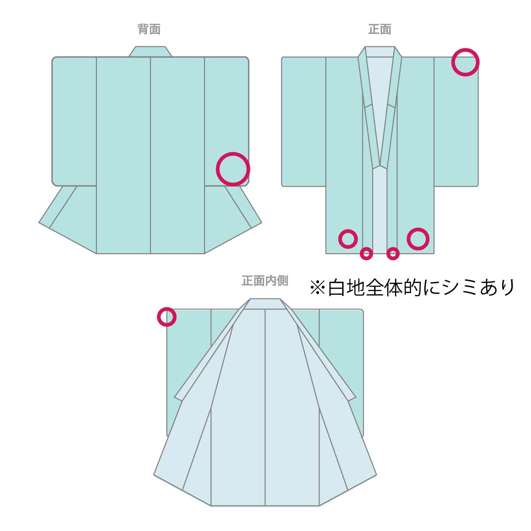 浴衣 木綿 身丈162cm 裄丈69cm Bランク 単衣 グラデーション系 生成り色(きなりいろ) 濃紺色(のうこんいろ) 市松模様 桜 1118005994499
