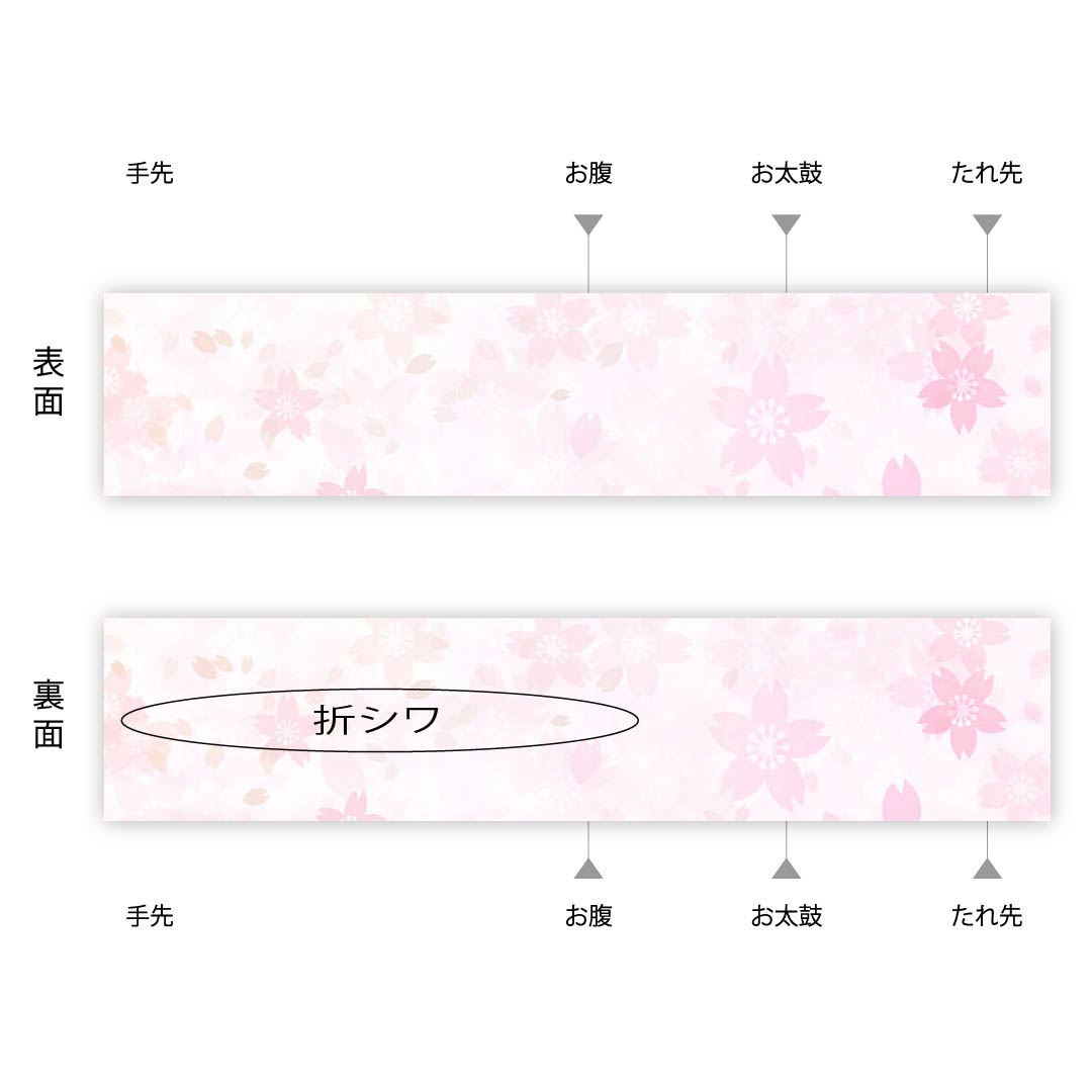 Fukuro Obi (Buddha's Hand Orange Color) Mirror Pattern Obi Length 438cm Pure Silk S Rank Six-way Formal Green 1123007982319