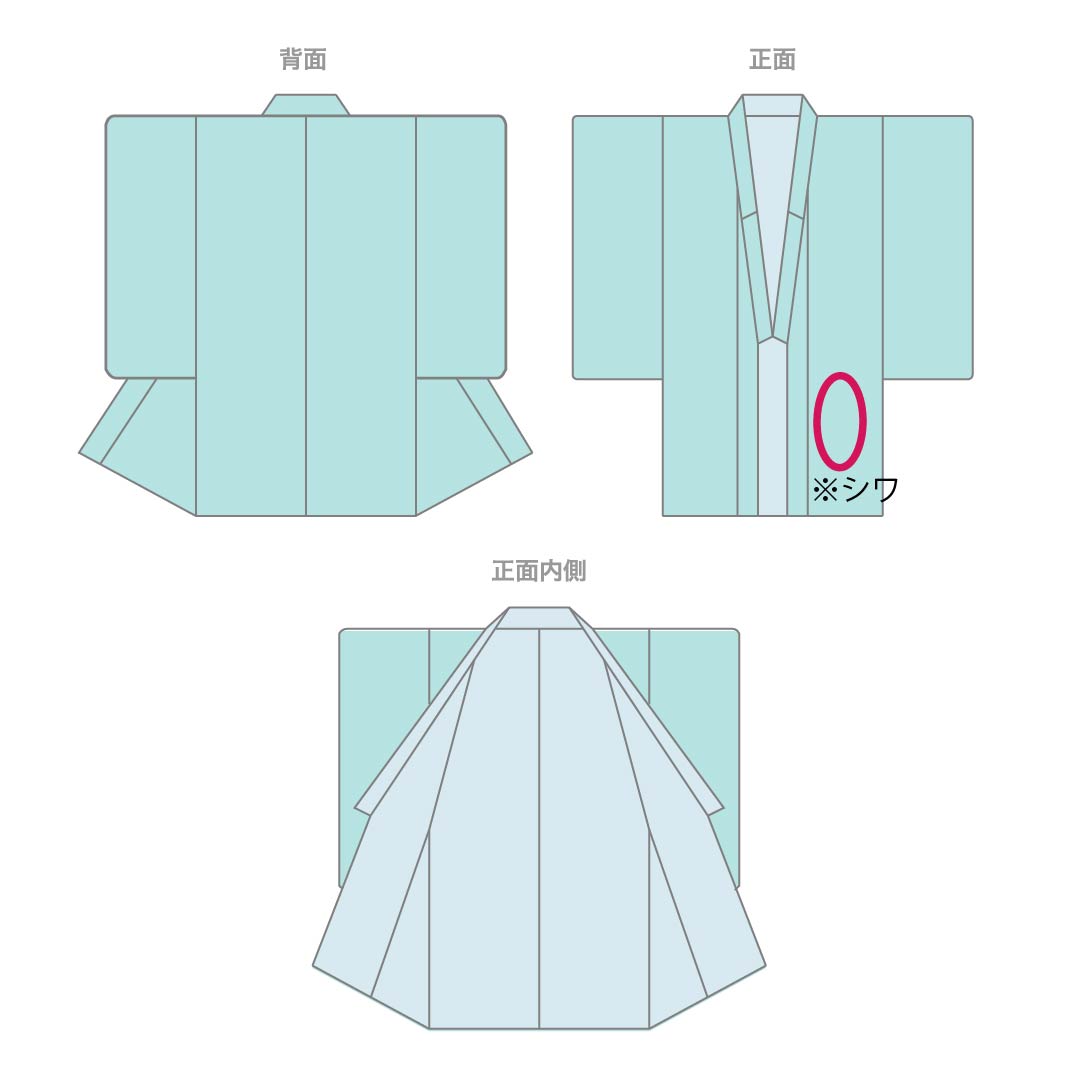 メンズ浴衣 木綿 Sランク 身丈139.5cm 裄丈68cm 幾何学模様 単衣 青系 1138001182317