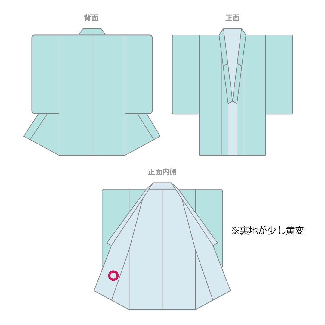 紬 正絹 Aランク 身丈161cm 裄丈63cm 幾何学模様 袷 グラデーション系 1116005133499