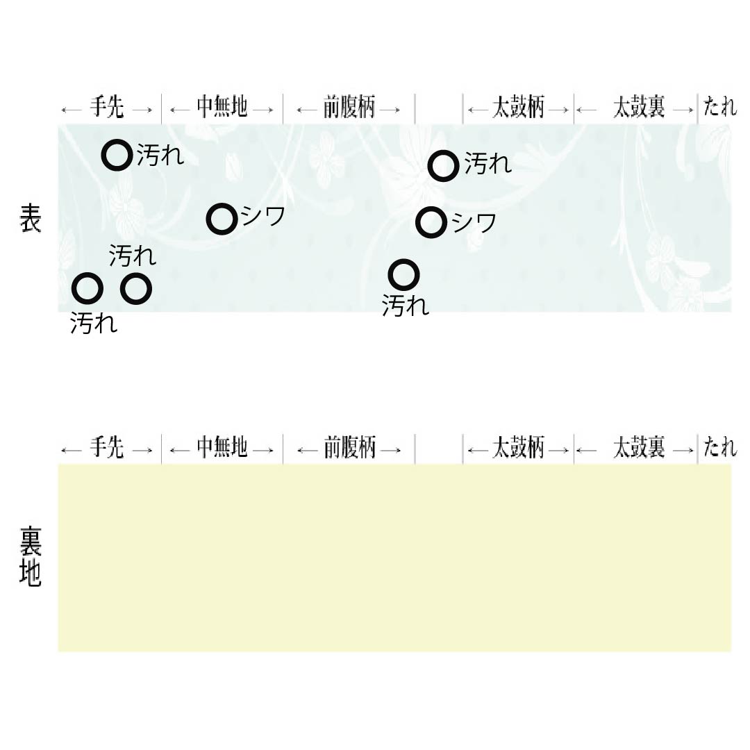 名古屋帯 じゅらく謹製 帝王紫 抽象花 帯丈356cm 正絹 Cランク ポイント柄 セミフォーマル 銀系 1124008515322 名古屋仕立て