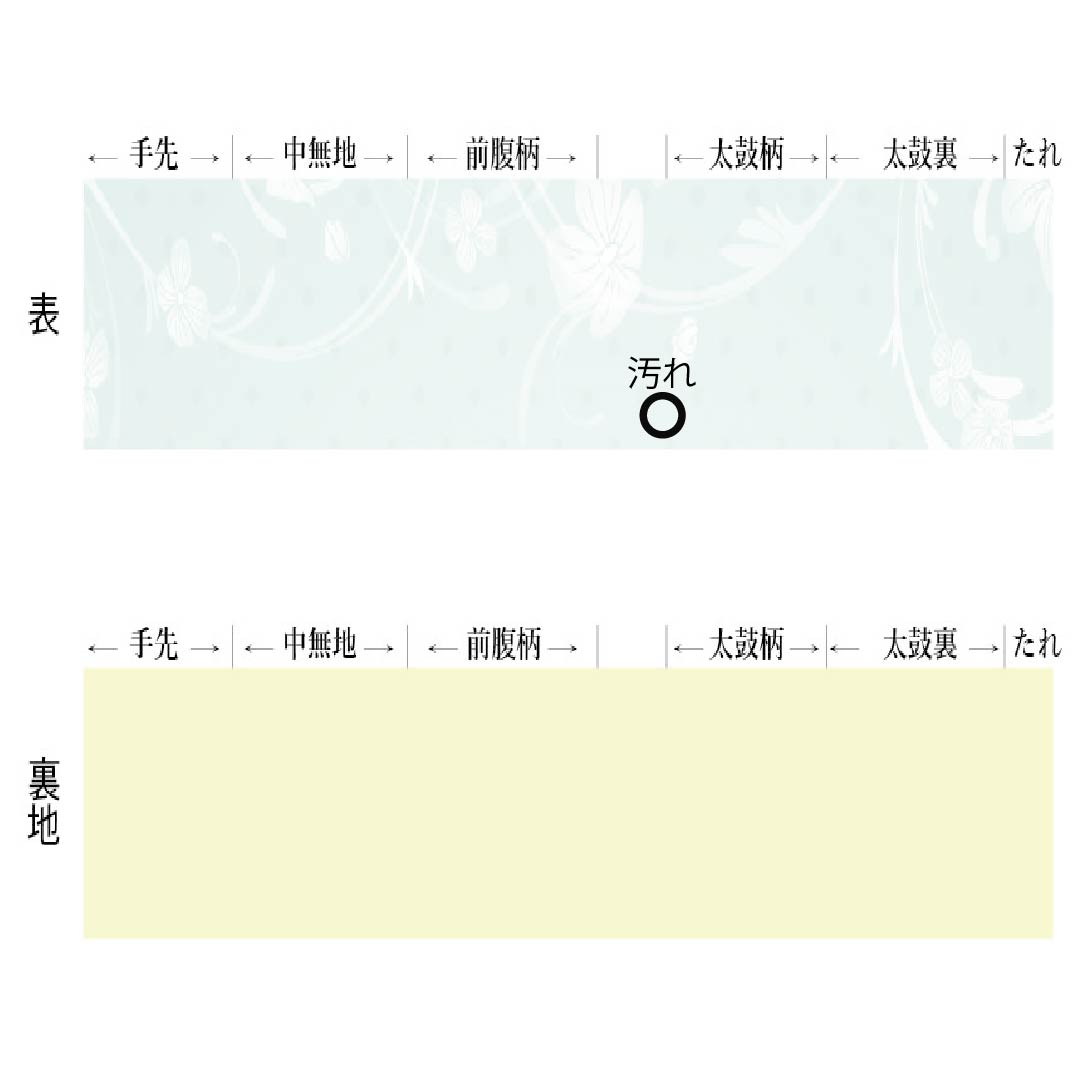 Nagoya obi, light purple, crepe fabric, dyed obi, fruit, obi length 372cm, pure silk, A rank, point pattern, casual, purple, 1124007473320, Nagoya style