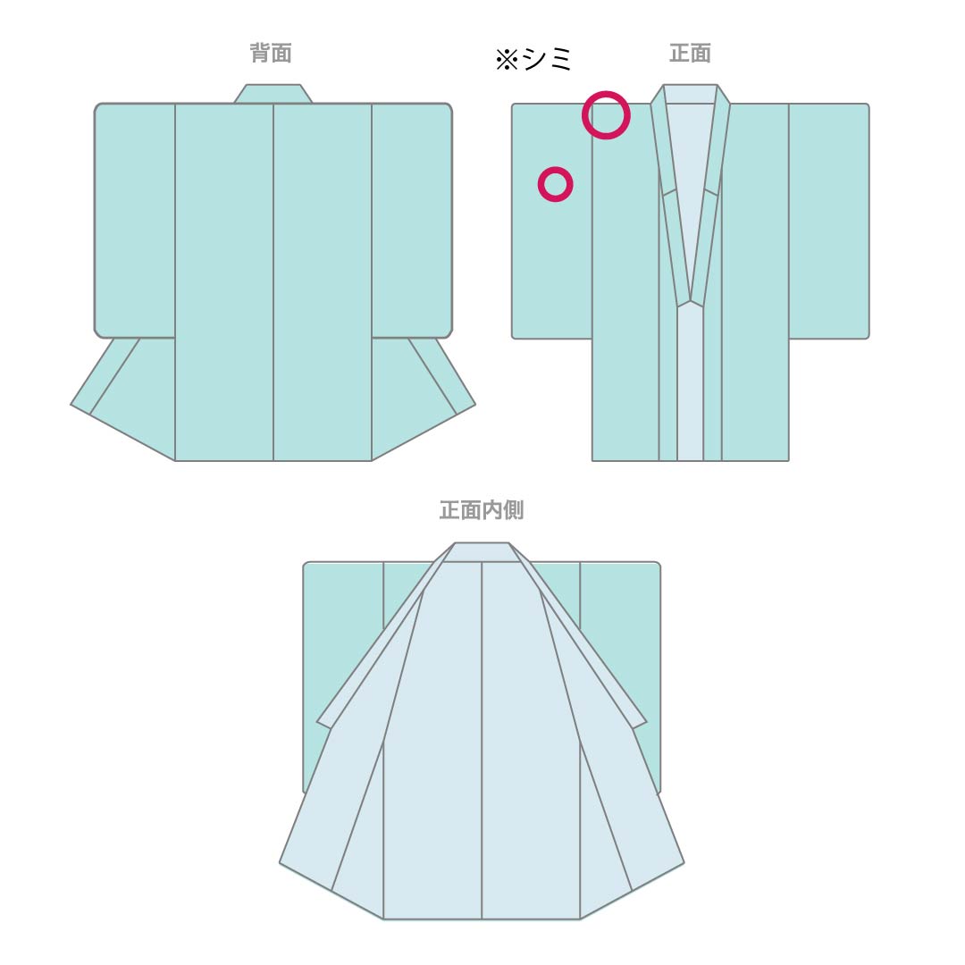 小紋 正絹 Sランク 身丈163cm 裄丈68cm 袷 ぼかし染 しつけ糸付き グラデーション系 1115006442499