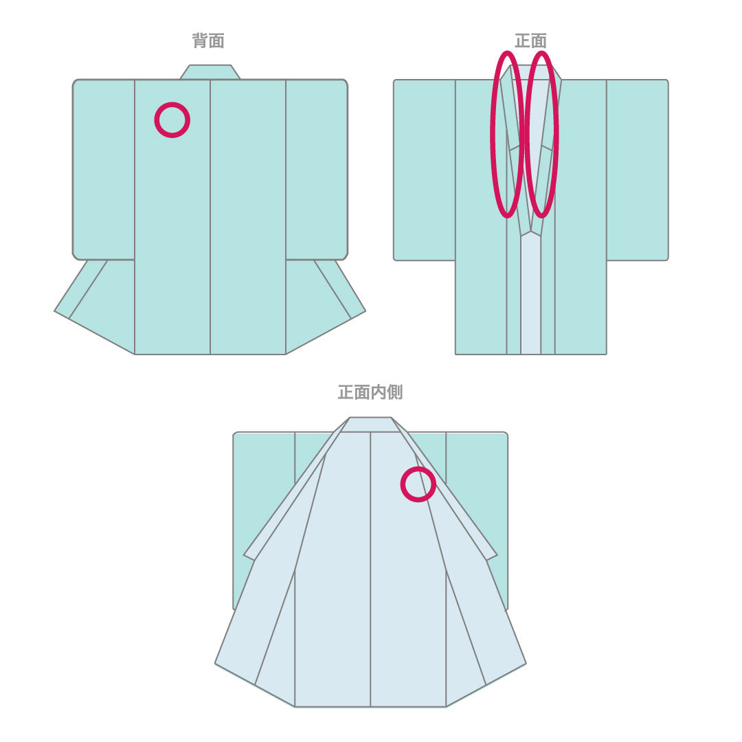 色無地 ポリエステル 梅紫色 洗える着物 素無地 下り藤に橘 身丈152cm 裄丈65.5cm 袷 Aランク 紫系 1114000793220