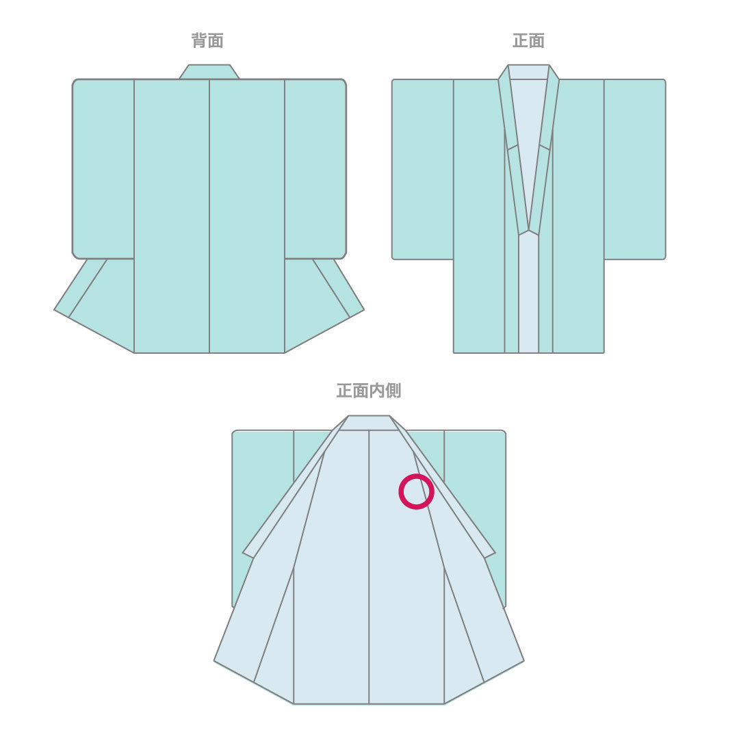 長襦袢 正絹 身丈135cm 裄丈67cm 袷 振袖用 梅 Aランク ピンク系 1129000423413