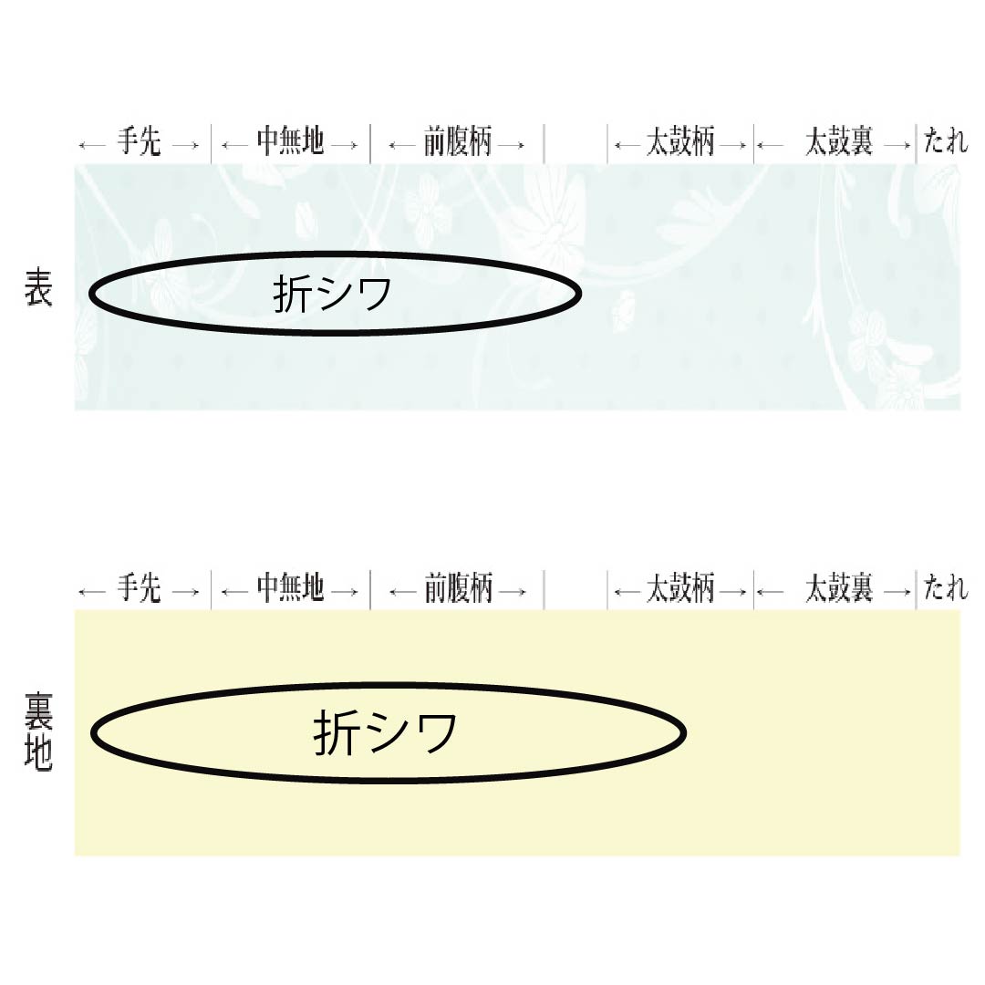 袋帯 正絹 錆鼠色(さびねずいろ) 西陣織 抽象模様 金糸入り 帯丈442cm Sランク 六通 セミフォーマル 青系 1123012692317