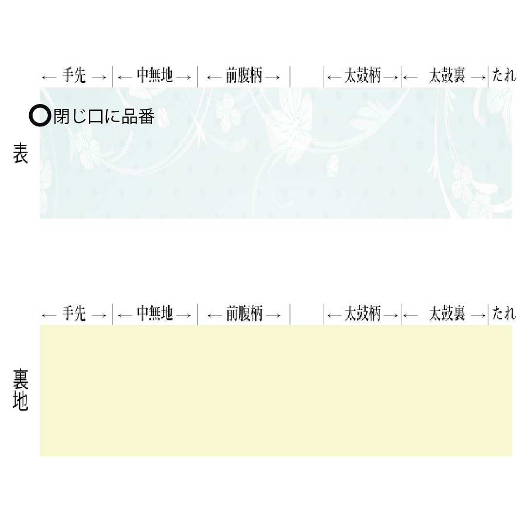袋帯 正絹 振袖用 花唐草 鹿の子 帯丈424cm Sランク 六通 フォーマル グラデーション系 1123013732399