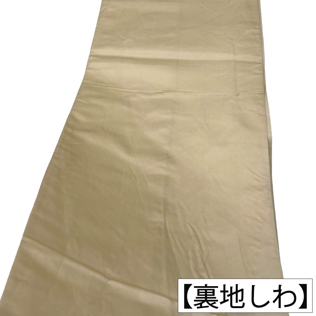 袋帯 正絹 Aランク 金色(きんいろ) 唐織 引箔 振袖用 留袖用 帯丈434cm 六通 フォーマル 金系 1123018663321