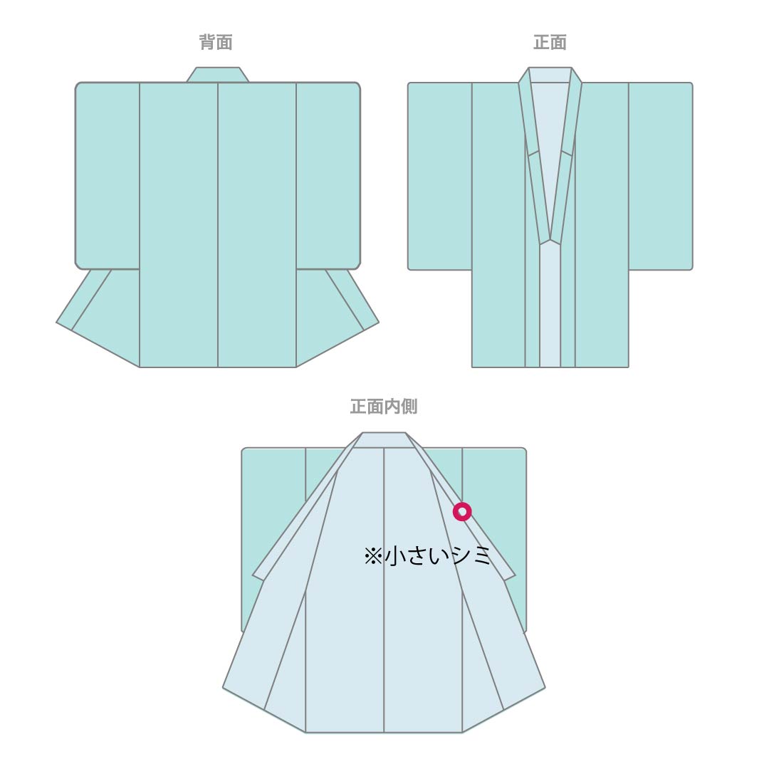小紋 正絹 身丈150cm 裄丈64.5cm 袷 茅色(かやいろ) 墨流し染 しつけ糸付き Sランク ベージュ系 1115006292125