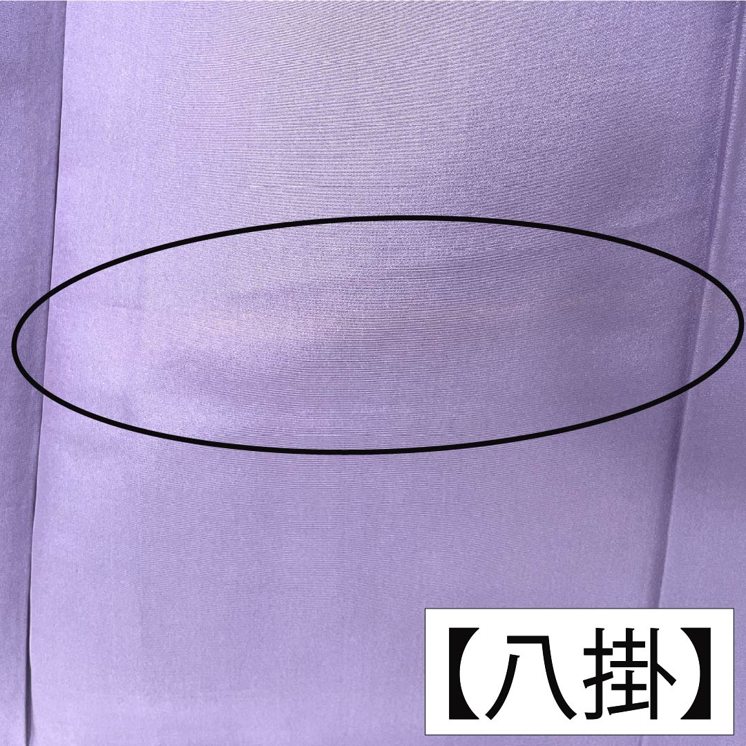 小紋 正絹 Aランク 身丈164cm 裄丈66cm 袷 紺藤色(こんふじいろ) 型染 葵 鶴 紫系 1115008273420