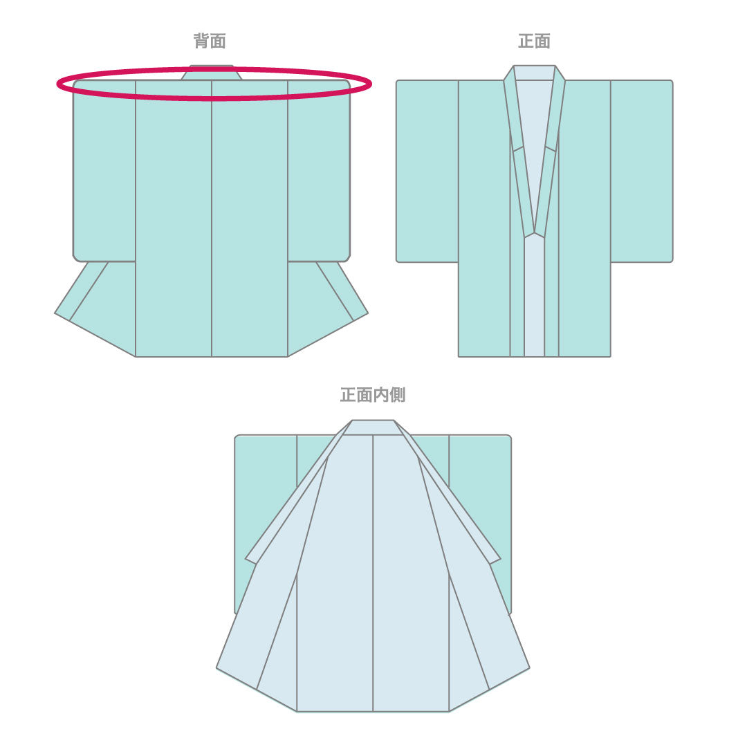 Komon, pure silk, length 150.5cm, sleeve length 62.5cm, lined, rust color, snowflake, rabbit, B rank, blue, 1115004214117