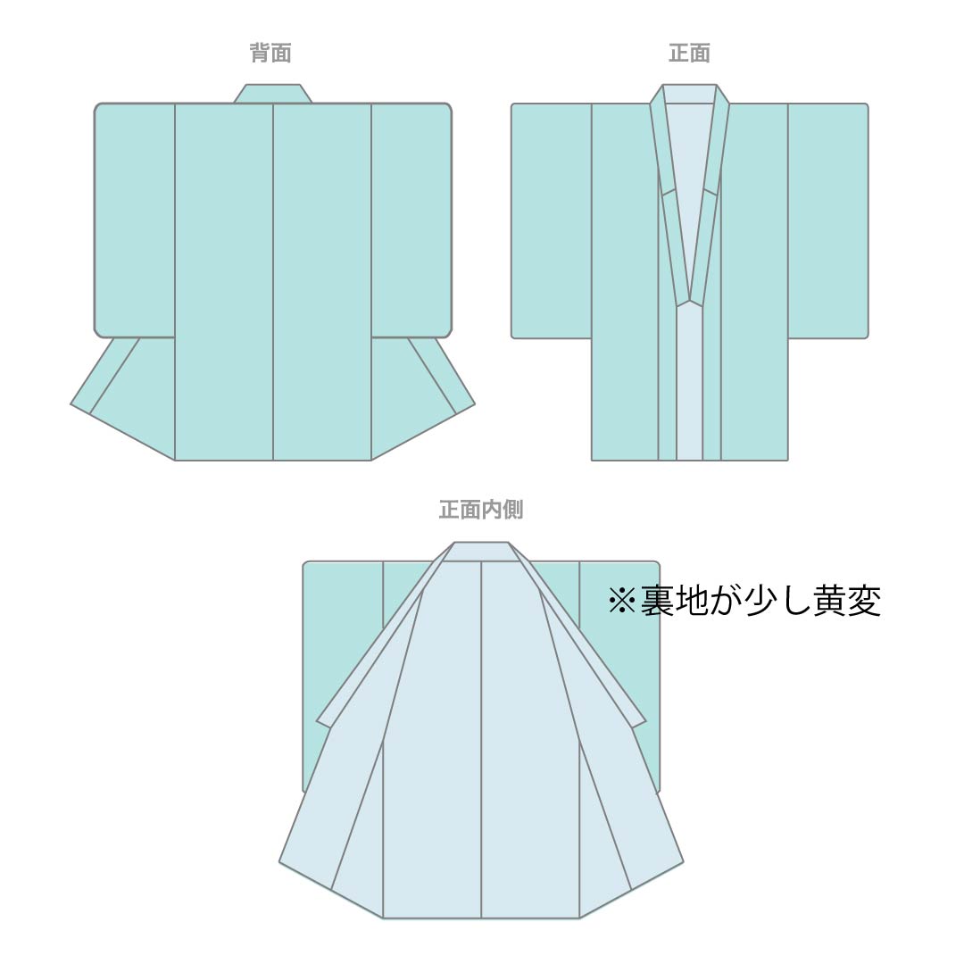 小紋 正絹 身丈164.5cm 裄丈68cm 袷 露草色(つゆくさいろ) 型染 風景絵画調 しあわせガード Sランク 青系 1115005422417