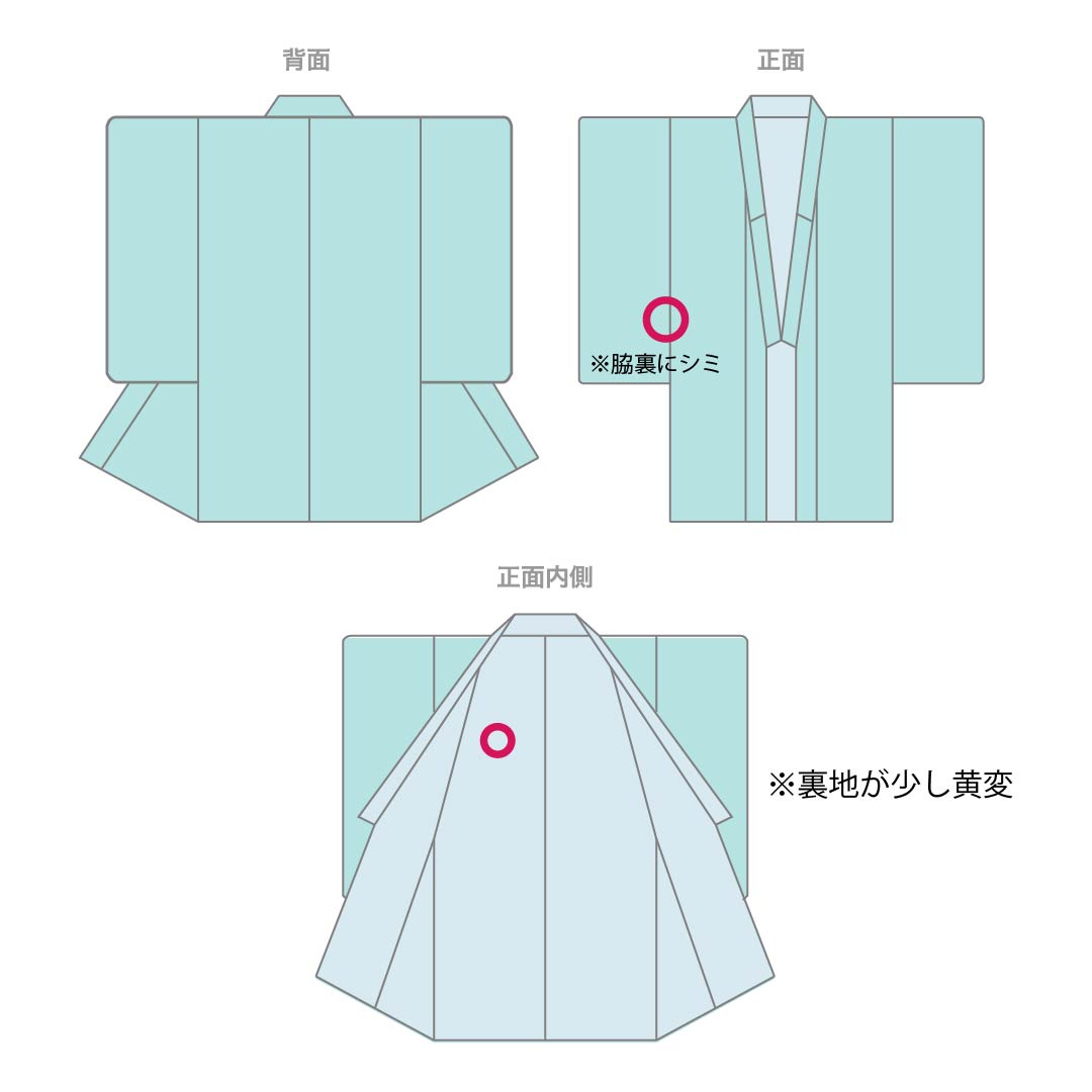 訪問着 正絹 Aランク 袷 身丈155cm 裄丈58.5cm 裏葉色(うらはいろ) 螺鈿煌彩 金彩加工 吉祥文様 丹後ちりめん 八丁水撚り 緑系 1112007423319