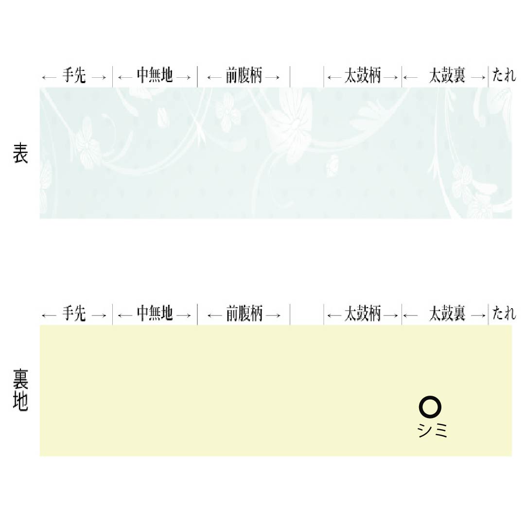 袋帯 正絹 黄丹色(おうにいろ) 振袖用 丸に牡丹 帯丈414cm Aランク 六通 フォーマル 橙系 1123014263326