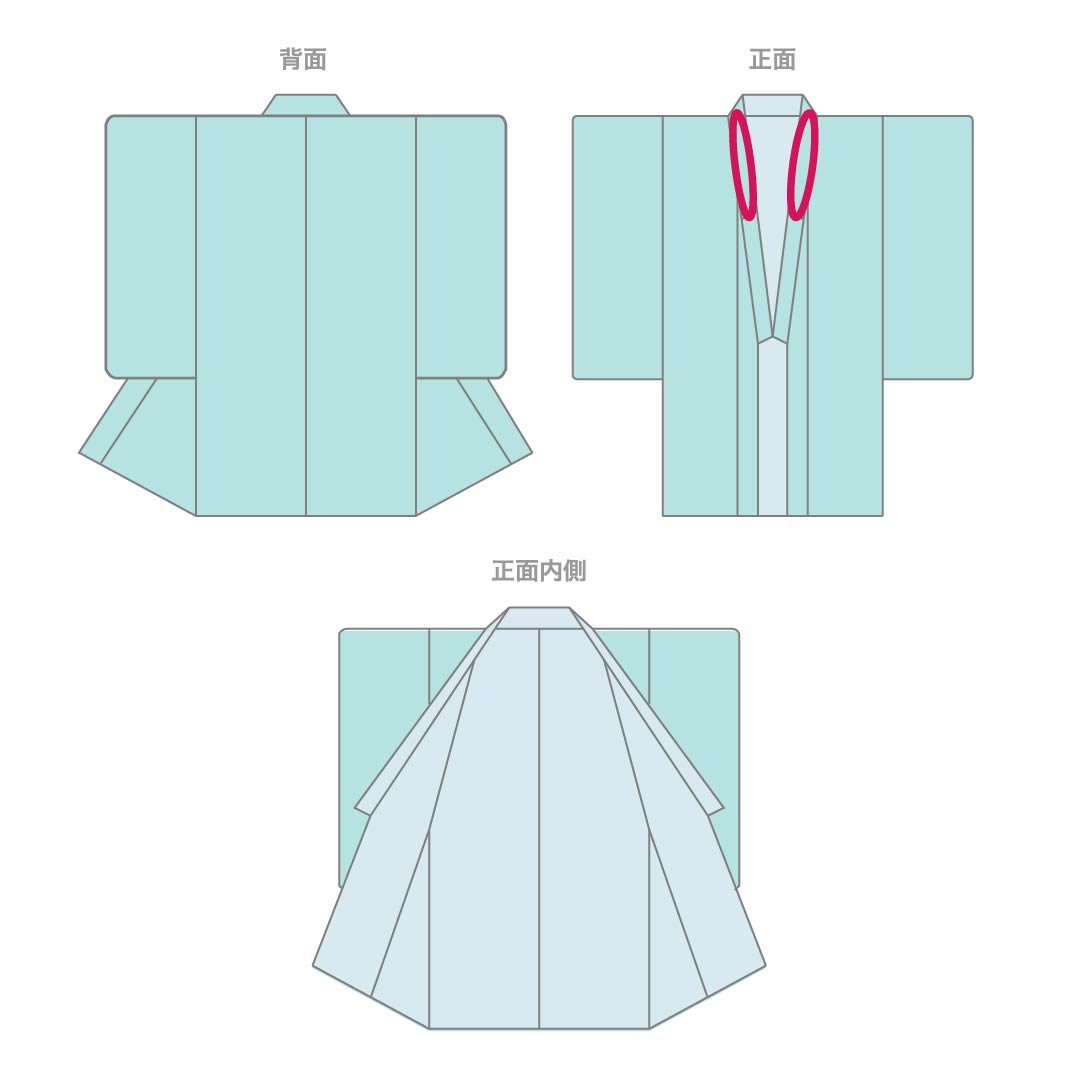 夏物 ポリエステル 色無地 Aランク 身丈163cm 裄丈66cm 青白磁色(せいはくじいろ) 一つ紋 五三桐 洗える着物 絽 緑系 1132002903419