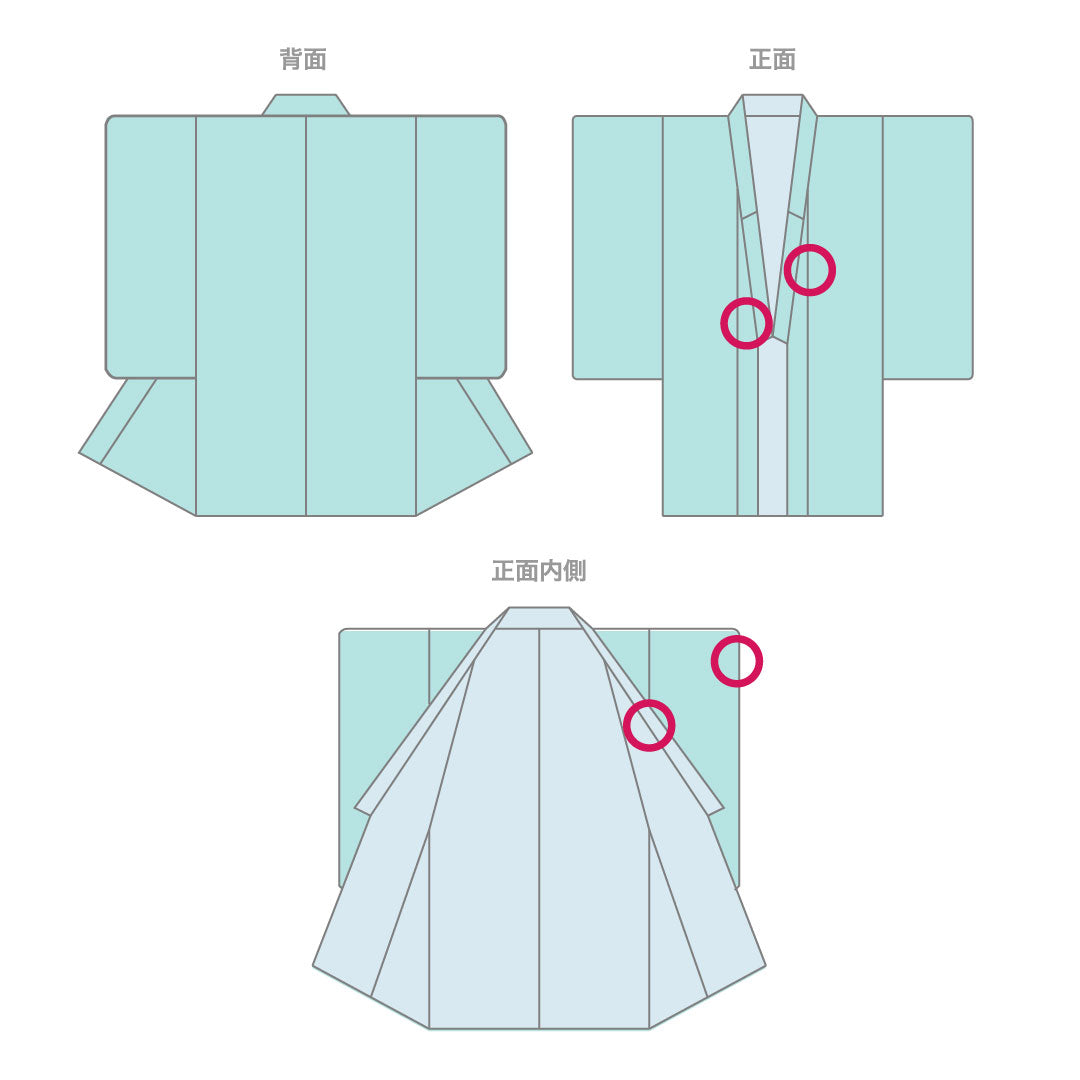 小紋 正絹 身丈155.5cm 裄丈64.5cm 袷 青白磁色(せいはくじいろ) 総絞り 疋田絞り Aランク 水色系 1115004673324