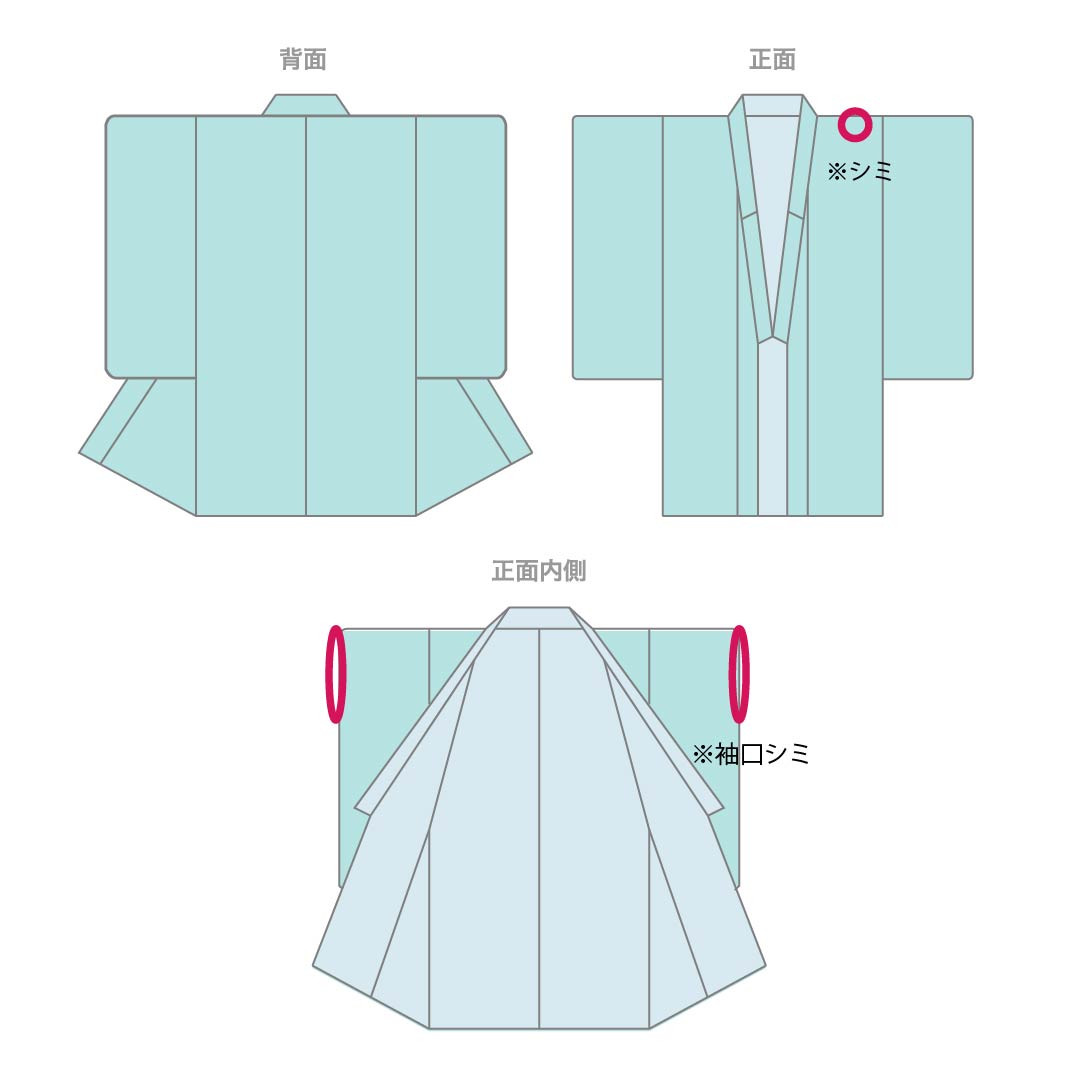 夏物 ポリエステル 色無地 Aランク 身丈156cm 裄丈63cm 水色(みずいろ) 洗える着物 素無地 居敷当て付き 絽 水色系 1132005823324