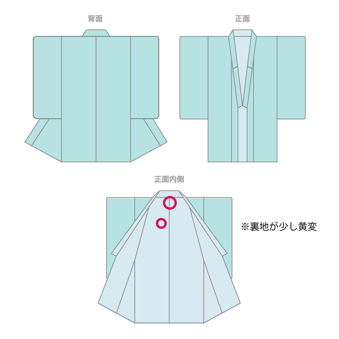 Tsumugi silk, A rank, length 161cm, sleeve-to-sleeve 67cm, grayish blue, Murayama Oshima, floral pattern, with basting stitches, lined, blue family, 1116005223417