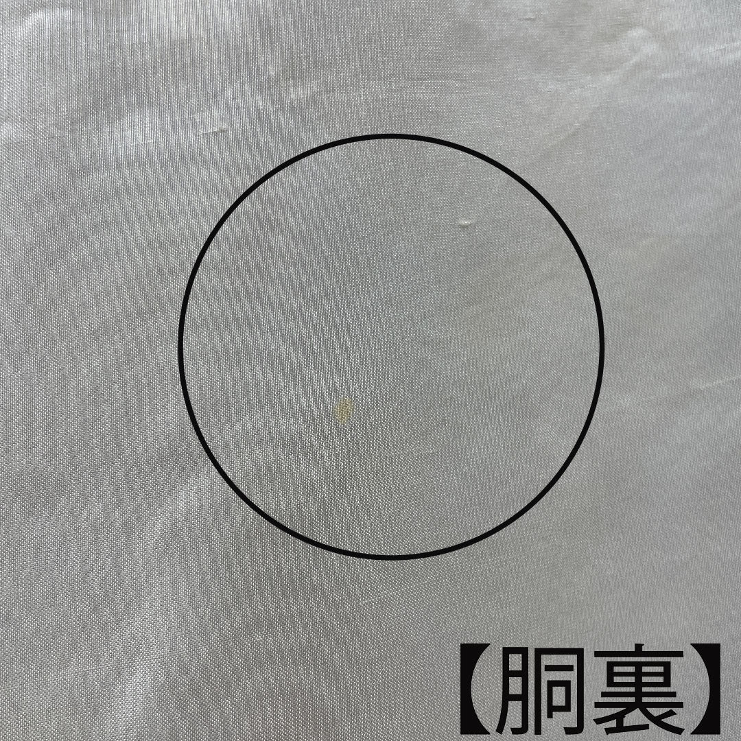 Homongi, lined, length 155cm, sleeve length 63cm, grape color, tie-dye, embroidery, running water, pure silk, A rank, purple, 1112002533320