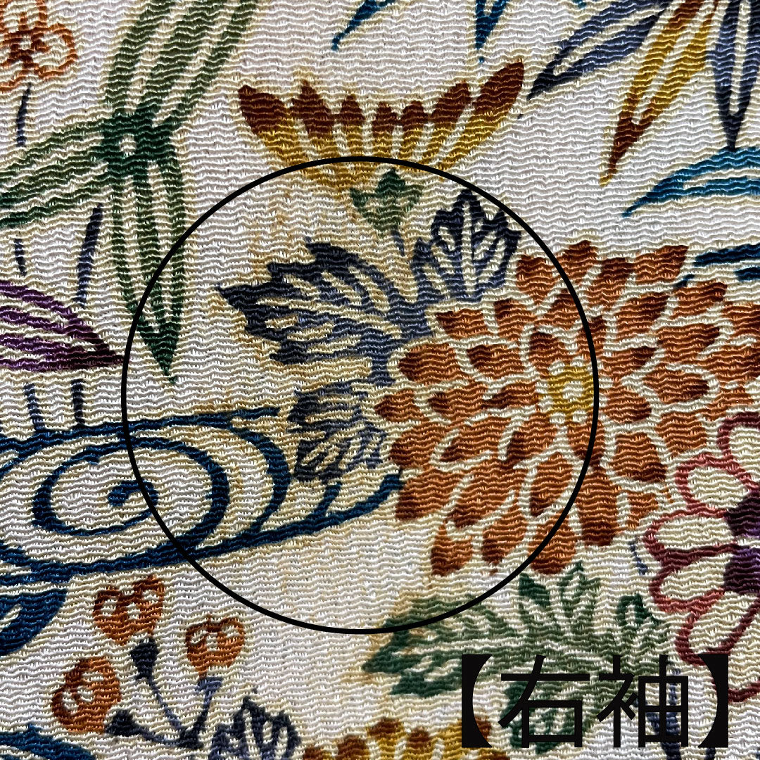 訪問着 袷 身丈163cm 裄丈64cm 薄桜色 京紅型 吉祥文様 正絹 Aランク ピンク系 1112001493413