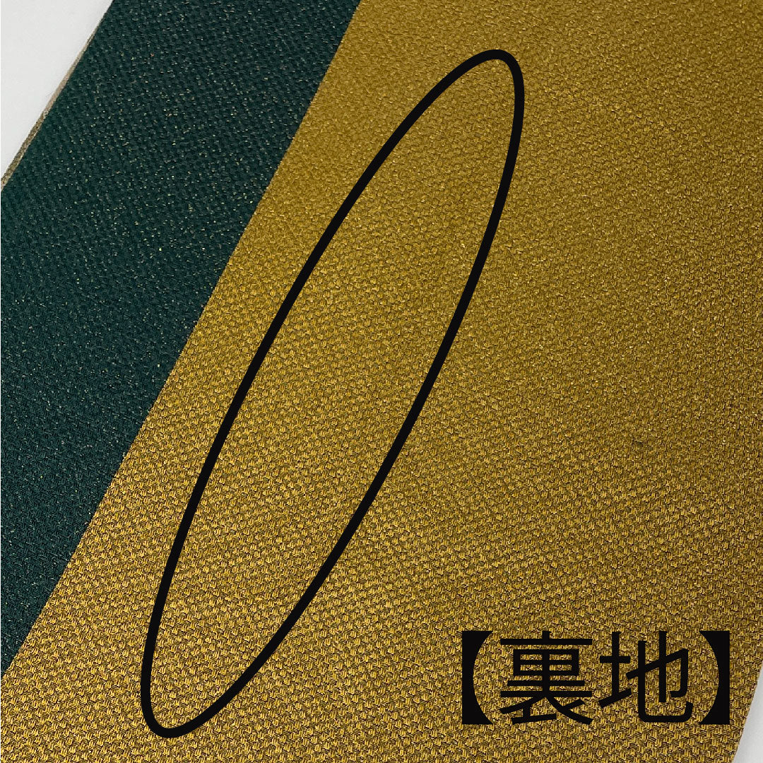 袋帯 全通全景 市松 縞 リバーシブル 帯丈440cm 正絹 Sランク 全通 セミフォーマル グラデーション系 1123003762399