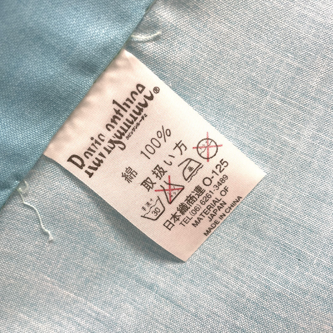 Yukata Light Blue Snowflake Abstract Pattern Cotton S Rank Single Layer Length 162.5cm Sleeve Length 65cm Light Blue 1118002652424