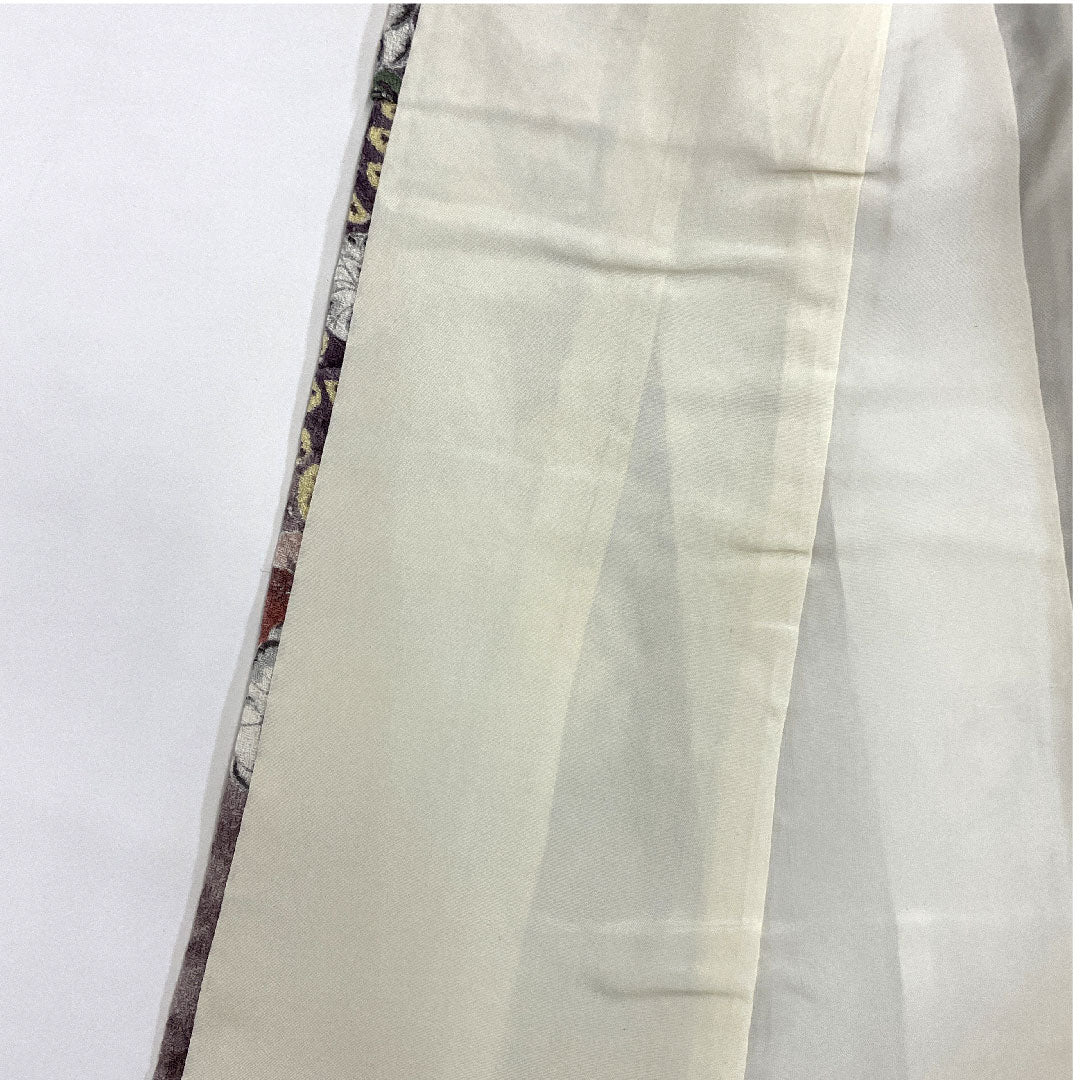小紋 身丈163.5cm 裄丈64cm 袷 辻ヶ花 正絹 Aランク 紫系 1115000433320
