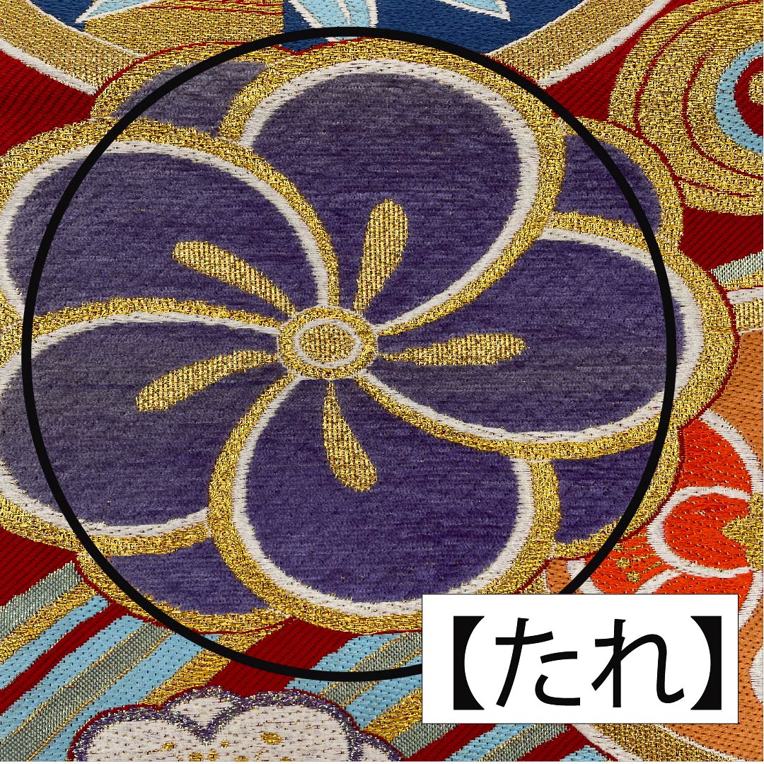 袋帯 正絹 土耳古赤色(とるこあかいろ) 流水 ねじり梅 松竹梅 丸に鶴 帯丈444cm Aランク 六通 フォーマル 赤系 1123011573312