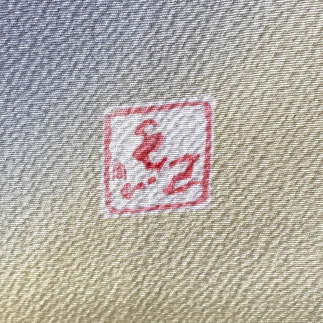 振袖 正絹 Aランク 身丈166cm 裄丈68cm 袷 錫色(すずいろ) 京紅型 宮崎染工 作家物 吉祥文様 鴛鴦 グレー系 1113002503522