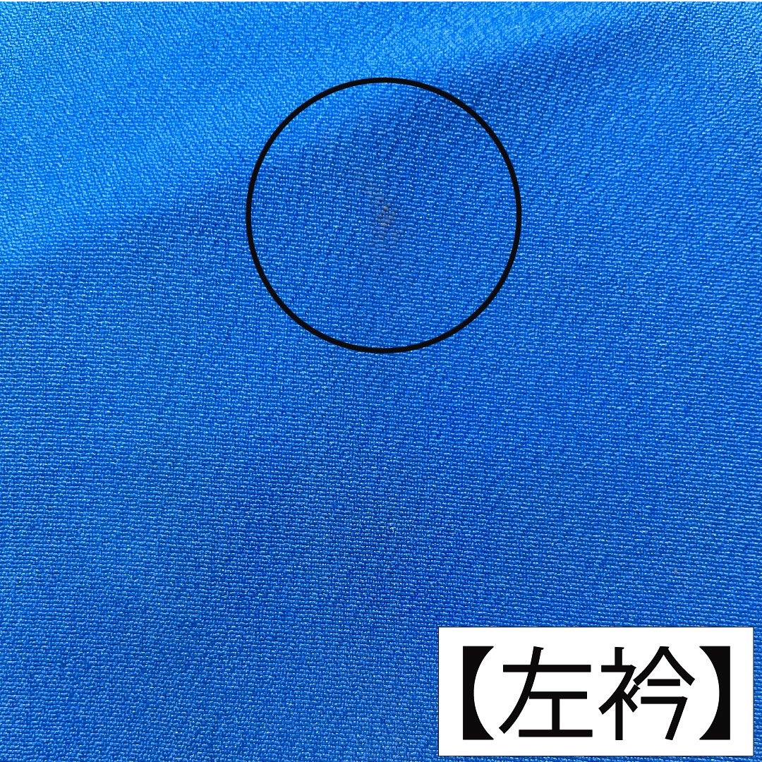 訪問着 ポリエステル 胴抜き 身丈163.5cm 裄丈67.5cm 天色(てんしょく) 洗える着物 𠮷原つなぎ 踊り衣装 付下げ Sランク 青系 1112004262417