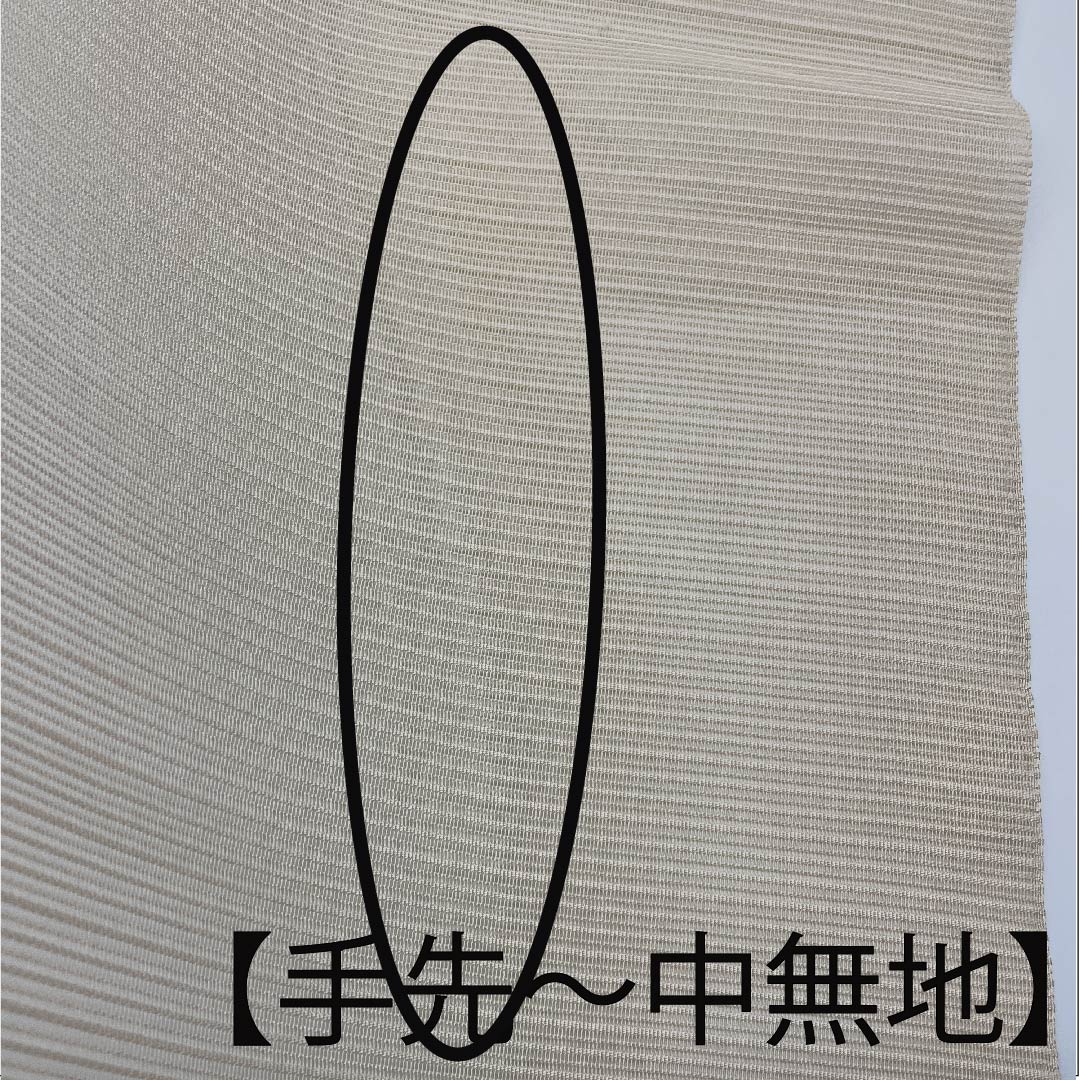 名古屋帯 生成り色 夏帯 絽 菖蒲 コスモス 流水 帯丈366cm 正絹 Sランク ポイント柄 フォーマル クリーム系 1124004472315 開き仕立て