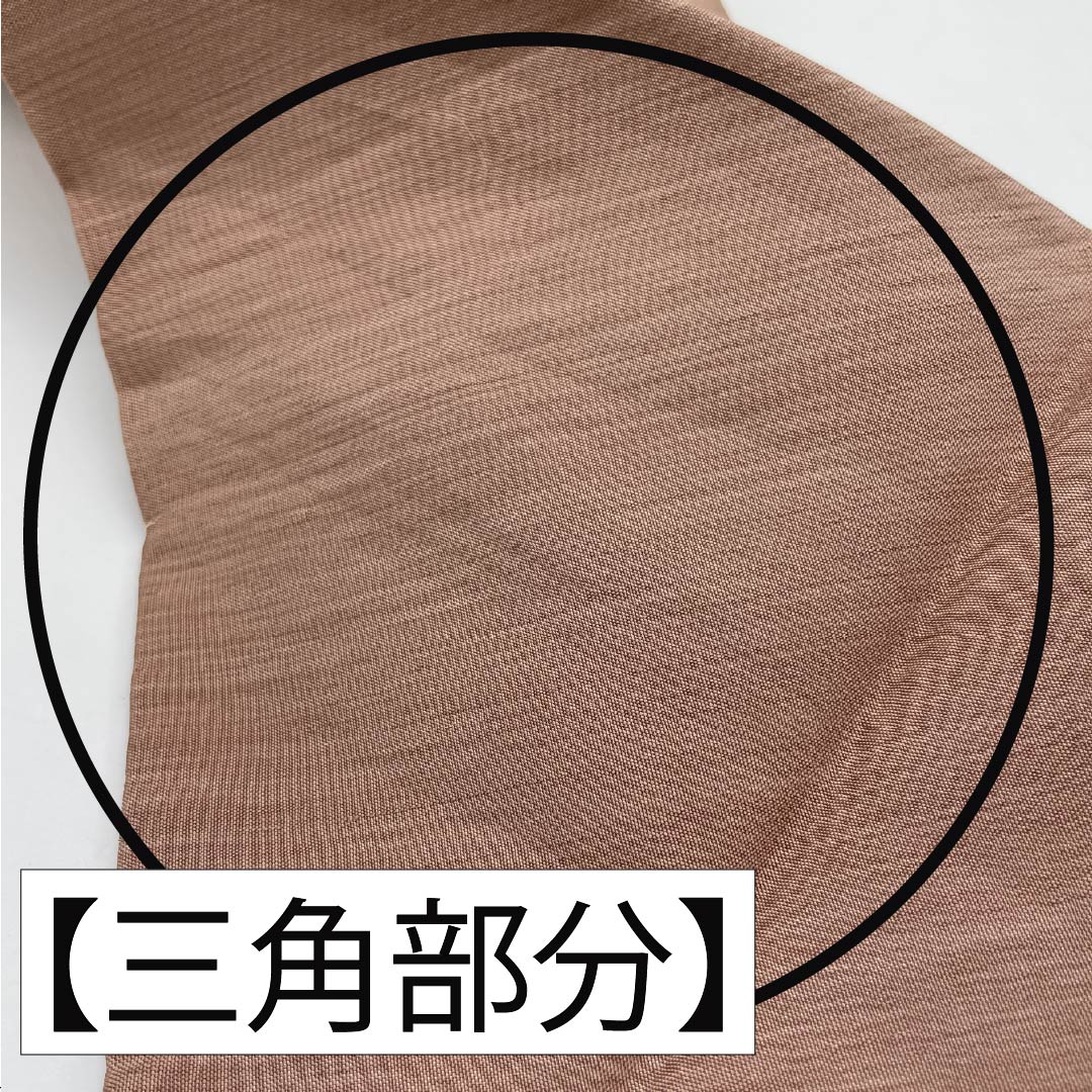 名古屋帯 嵯峨鼠色(さがねずいろ) 綴れ織 インカ鳥 帯丈366cm 正絹 Sランク ポイント柄 カジュアル 茶系 1124007552314 名古屋仕立て