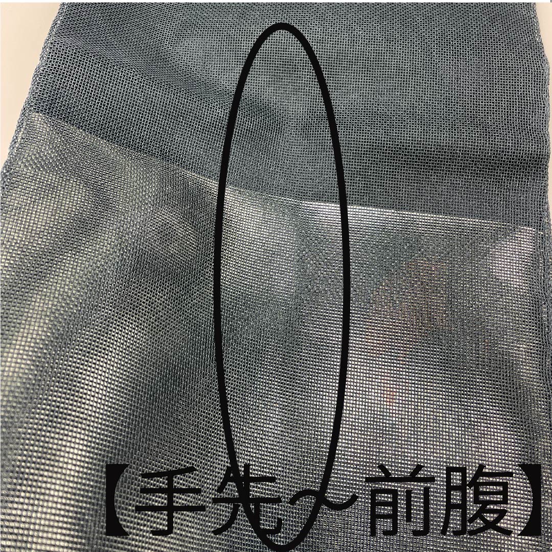 袋帯 藍鉄色(あいてついろ) 夏帯 楽文紗 西陣まいづる 帯丈436cm 正絹 Aランク ポイント柄 フォーマル 緑系 1123007333319