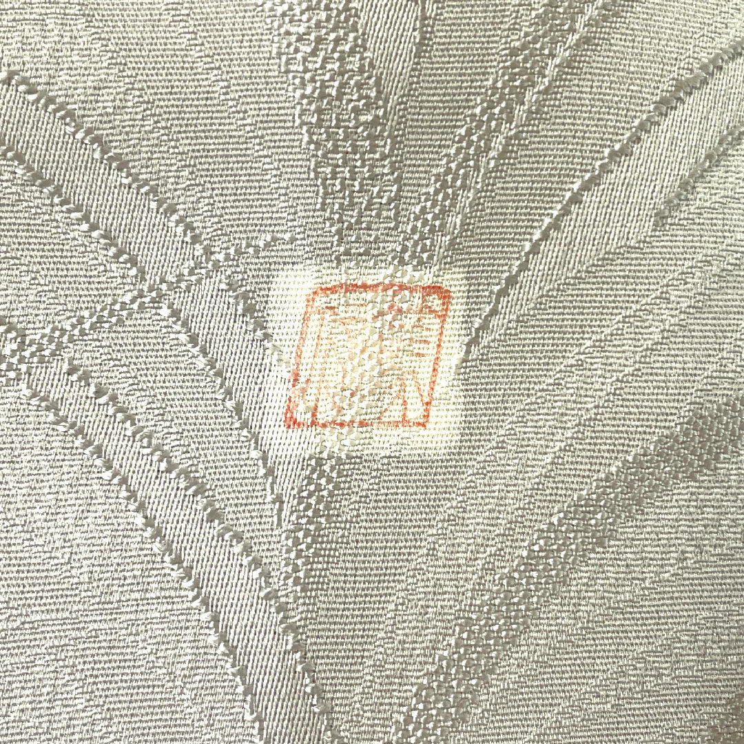 訪問着 正絹 袷 身丈150cm 裄丈62cm 雲井鼠色 大王松 作家物 しつけ糸付き 未使用品 Sランク グレー系 1112002892122