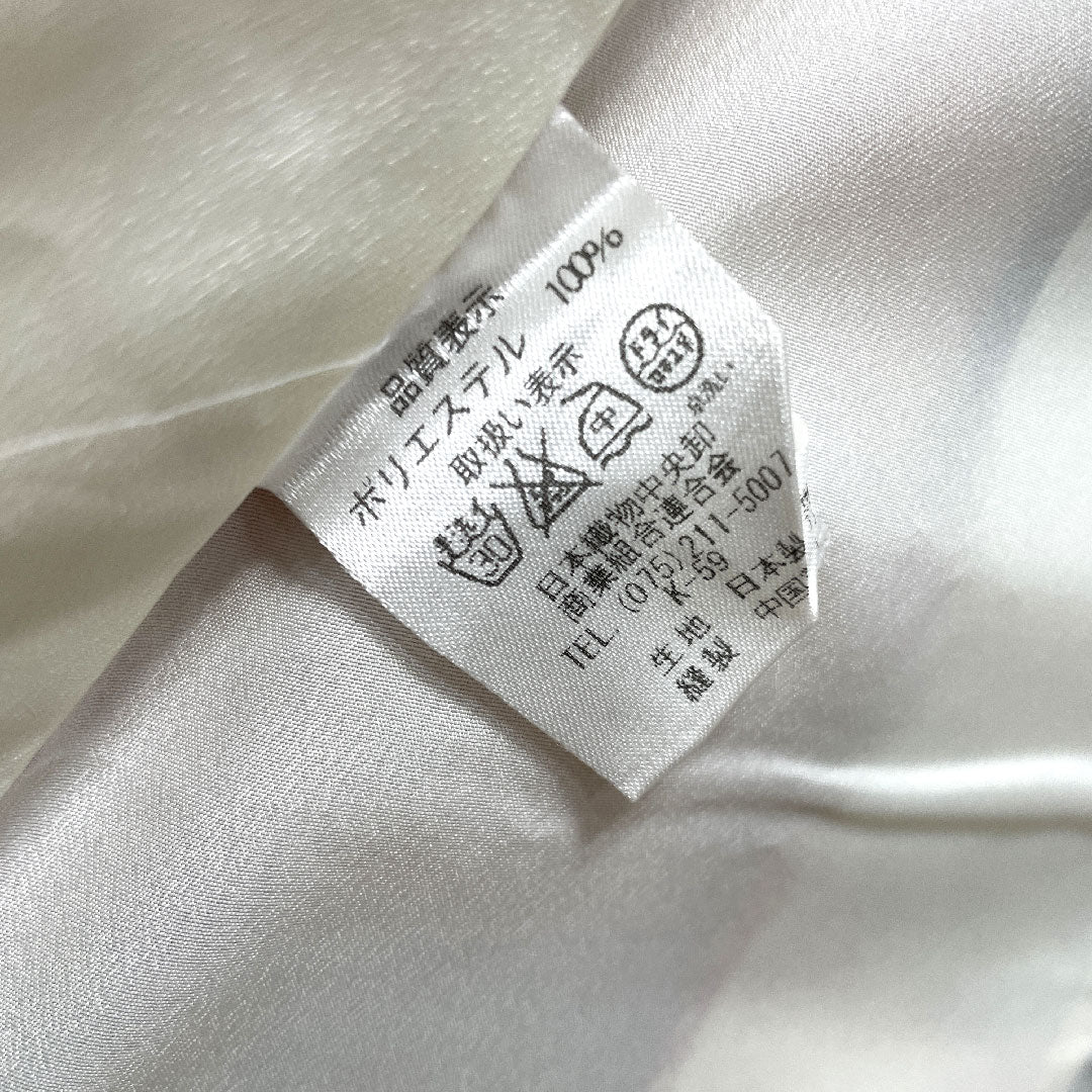 振袖 身丈170.5cm 裄丈67cm 袷 モノトーン 洗える着物 松竹梅 ポリ Sランク 黒系 1113001322610